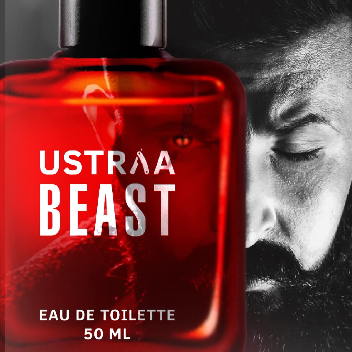 Ustraa Beast 50ml Eau de Toilette Long-Lasting Masculine Fragrance