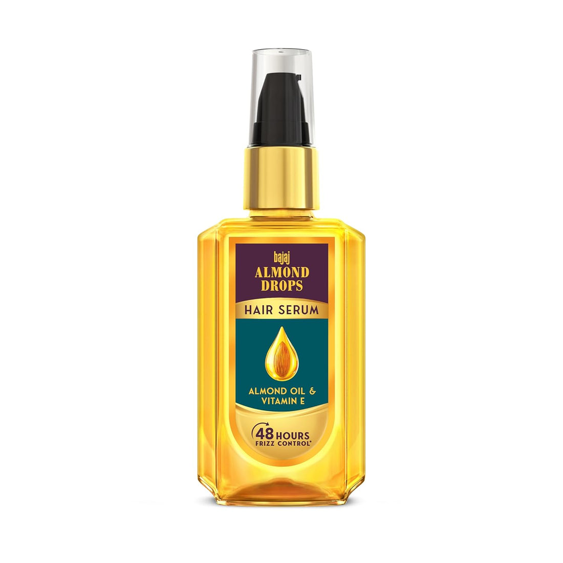 Bajaj Almond Drops 50ml Hair Serum Frizz Control Vitamin E