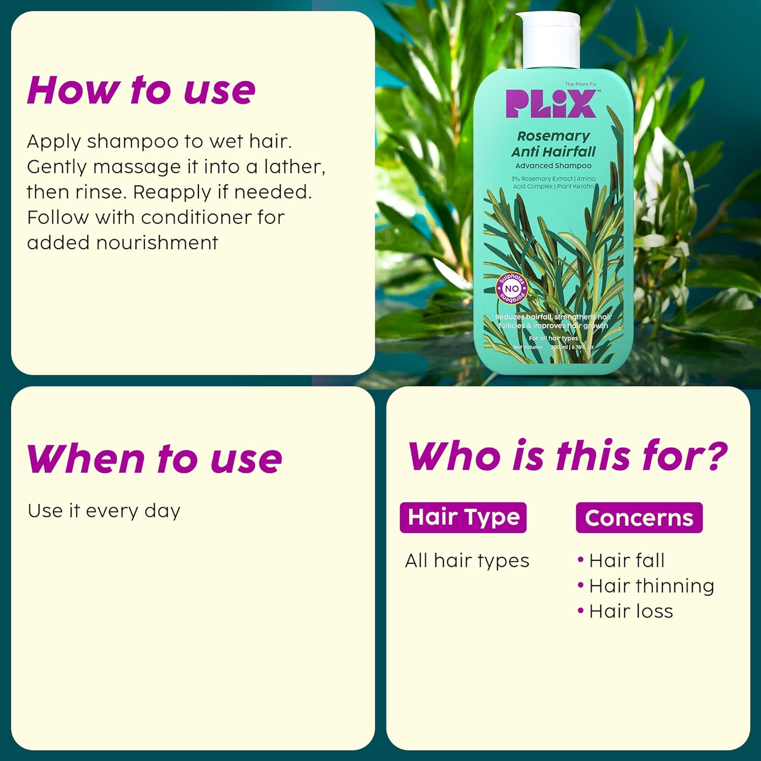 Rosemary Shampoo & Mask
