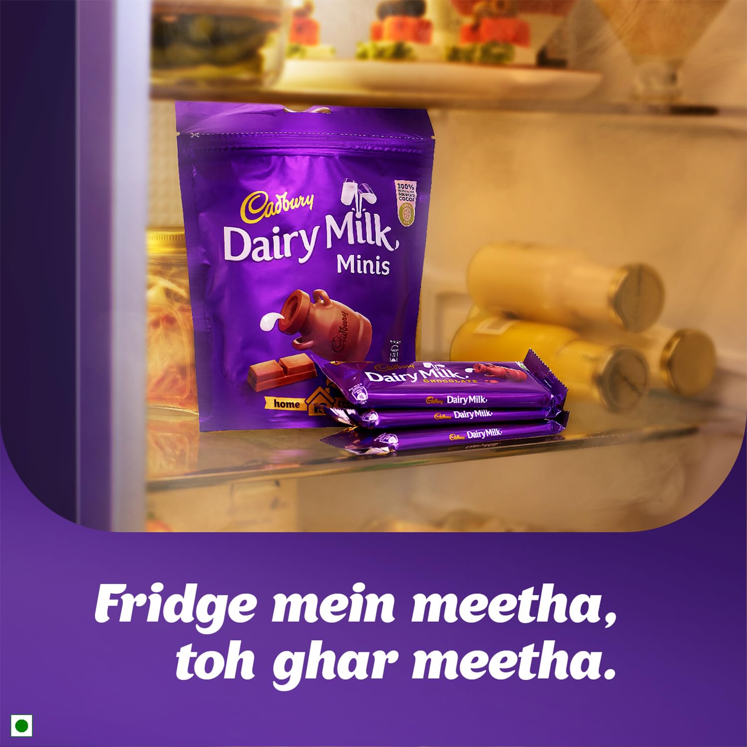 Cadbury Dairy Milk Milk Chocolate Bar 11g Classic Sweet Treat