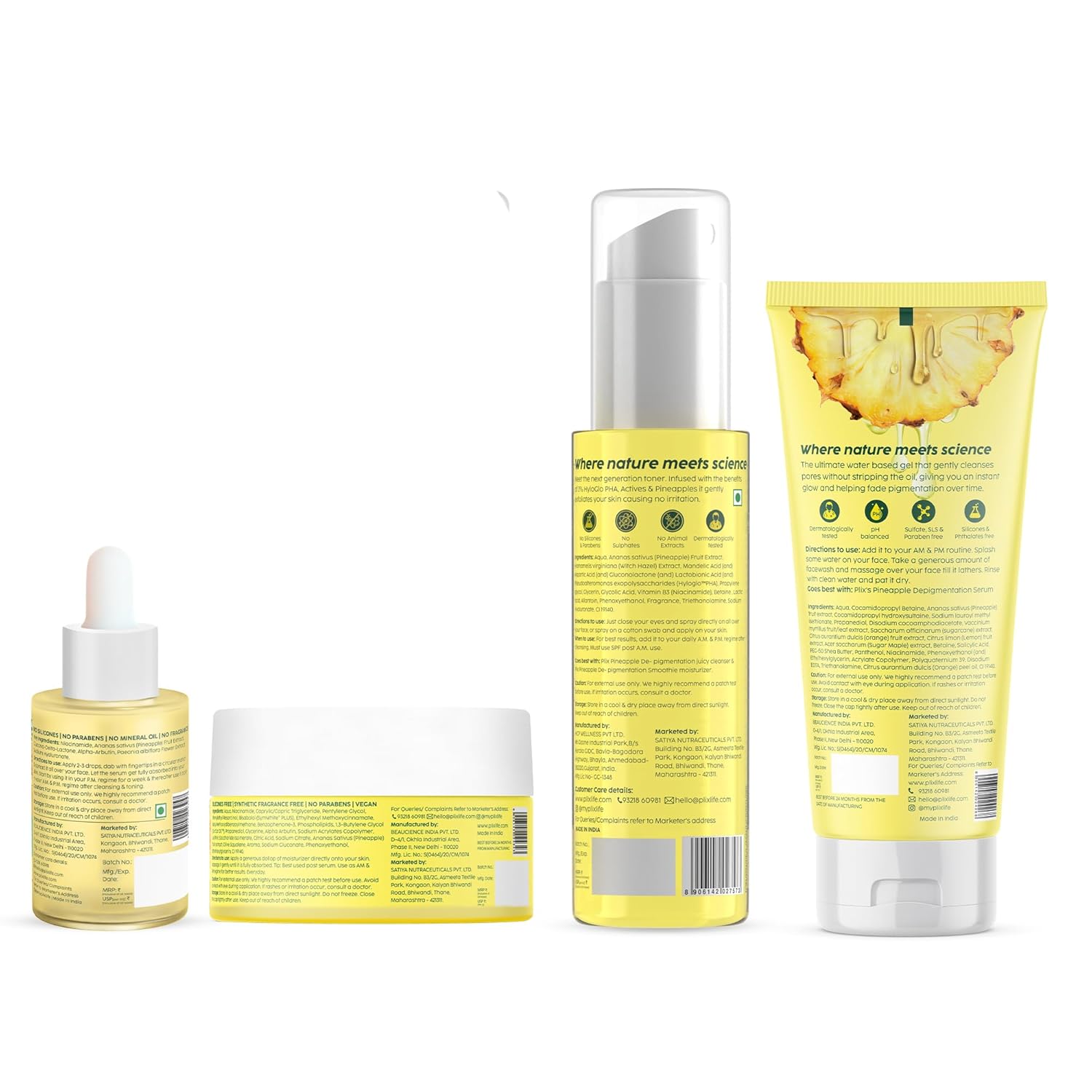 Pineapple Pigmentation Skincare Regime