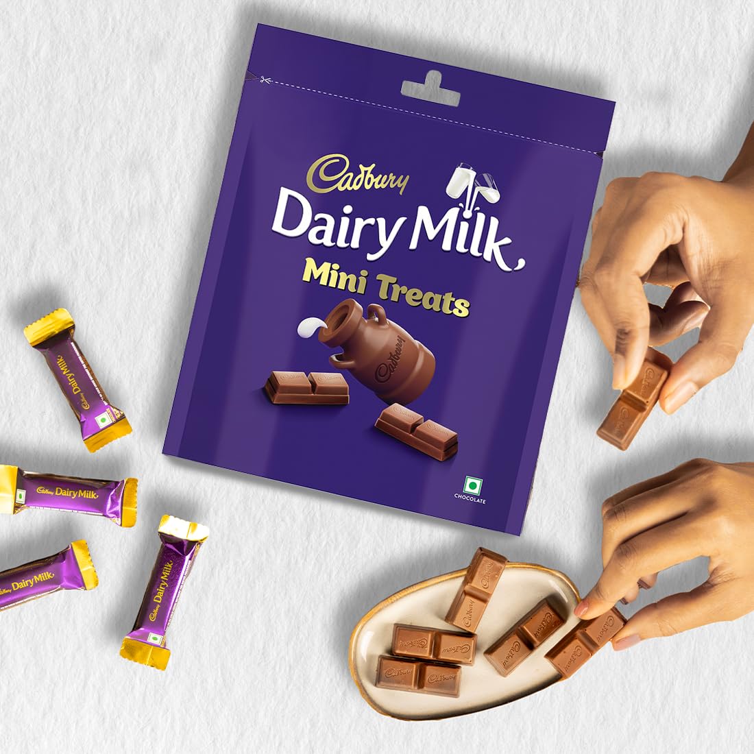 Cadbury Dairy Milk Mini Treats 98g Creamy Milk Chocolate Bar
