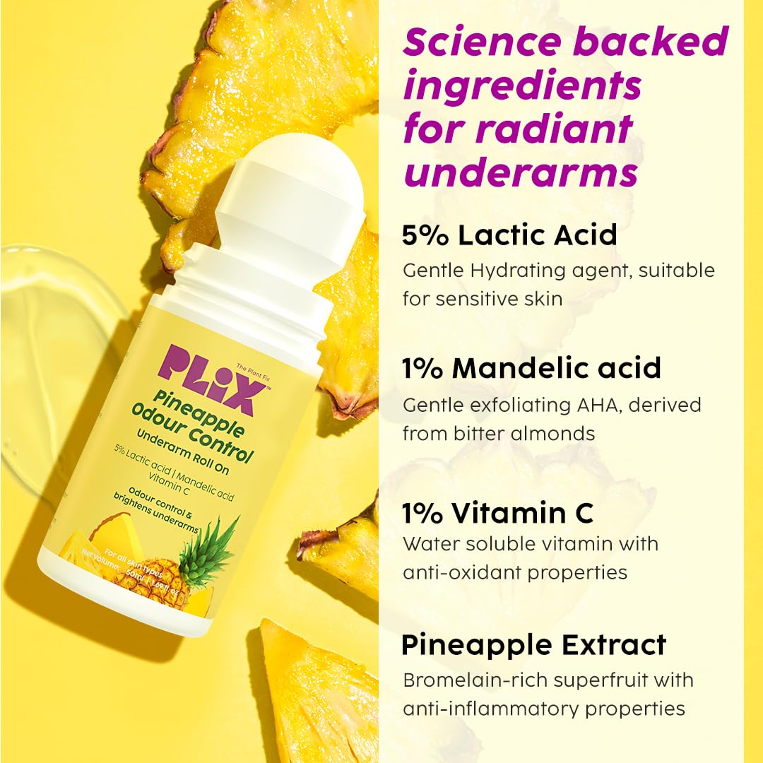 Pineapple Odour Control Roll-On 50ml