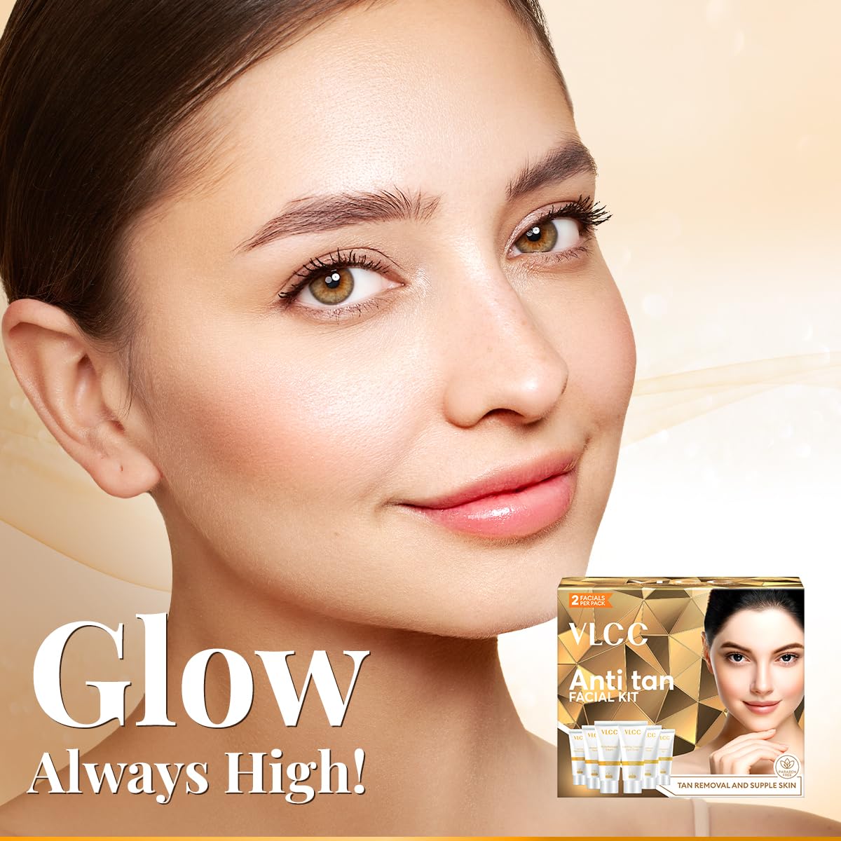 VLCC Anti Tan Facial Kit: 60g, 25 Vital Ingredients for Healthy Skin