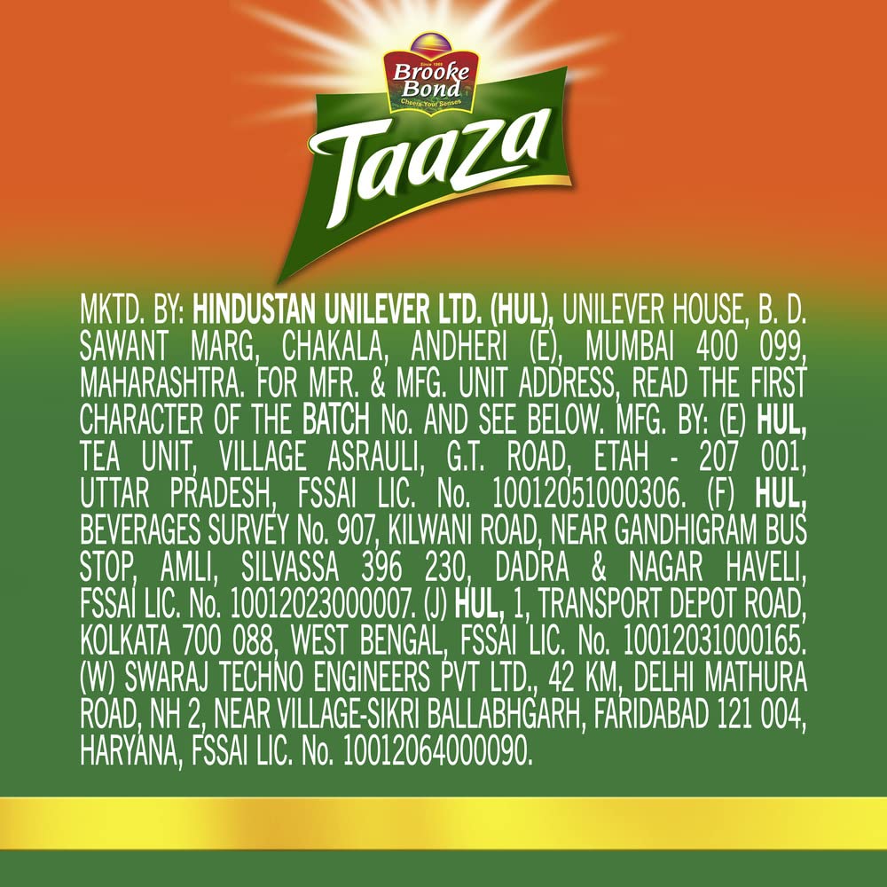 Taaza Leaf Masala Chaska Green Tea Leaves 250g