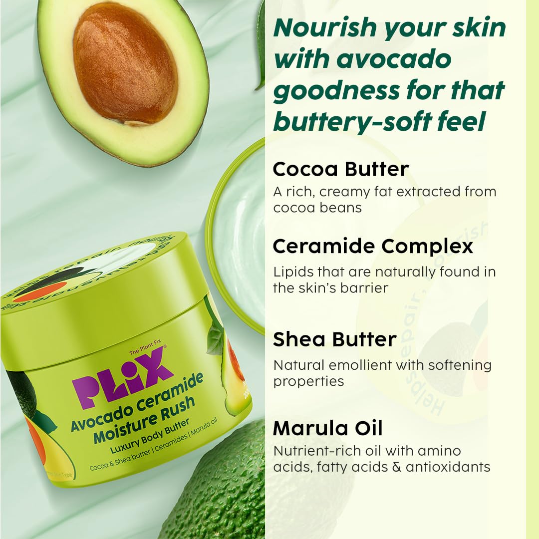 Avocado Ceramide Moisture Rush Body Butter
