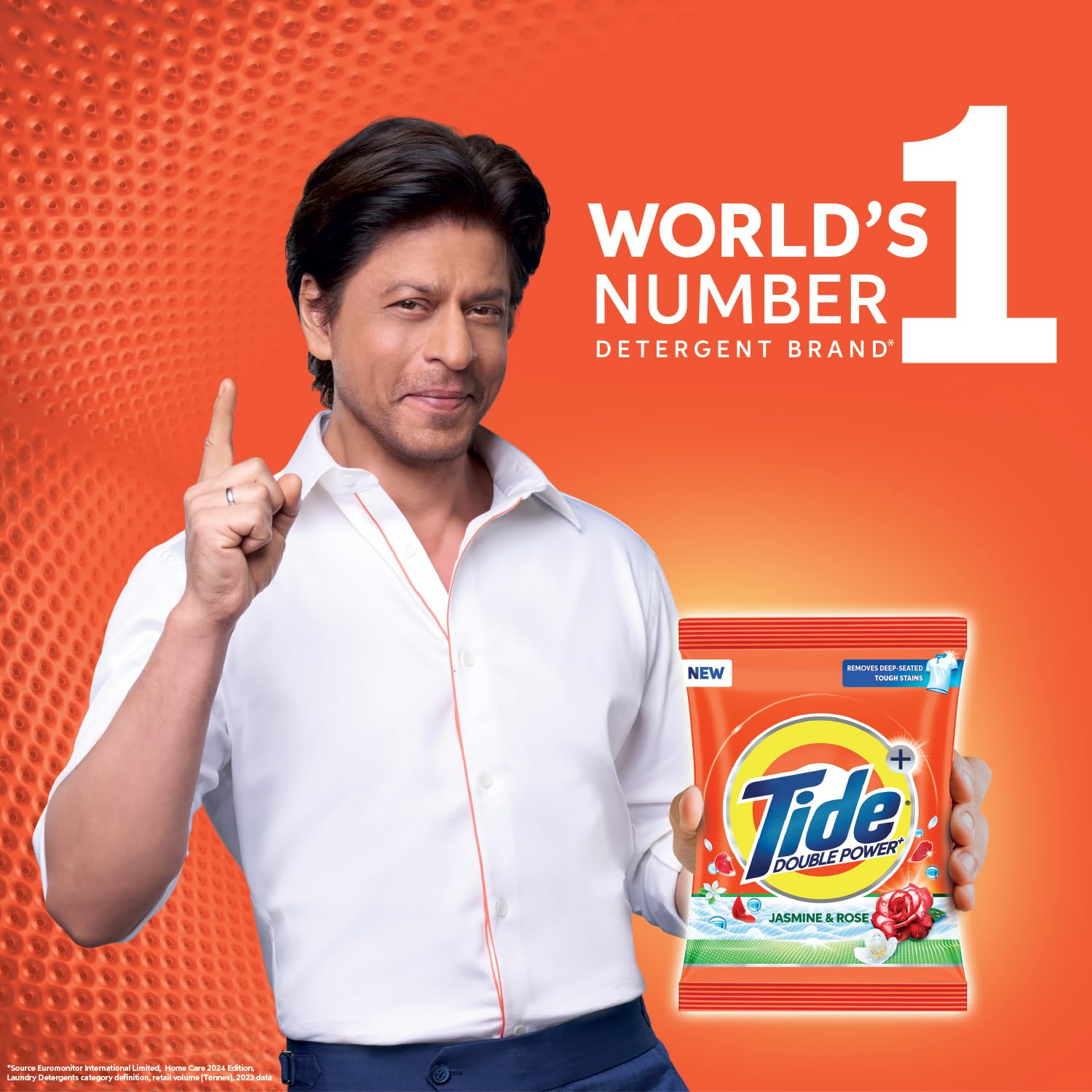 Tide Plus Double Power Detergent Powder 1.5kg Jasmine Rose