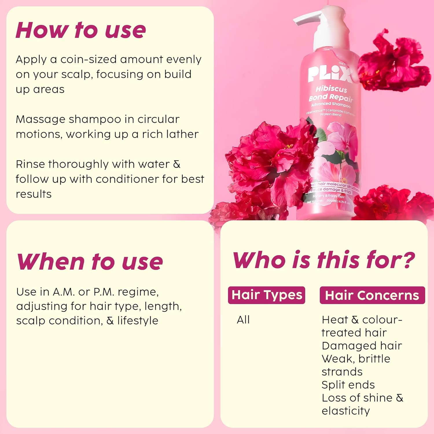 Hibiscus Bond Repair Shampoo