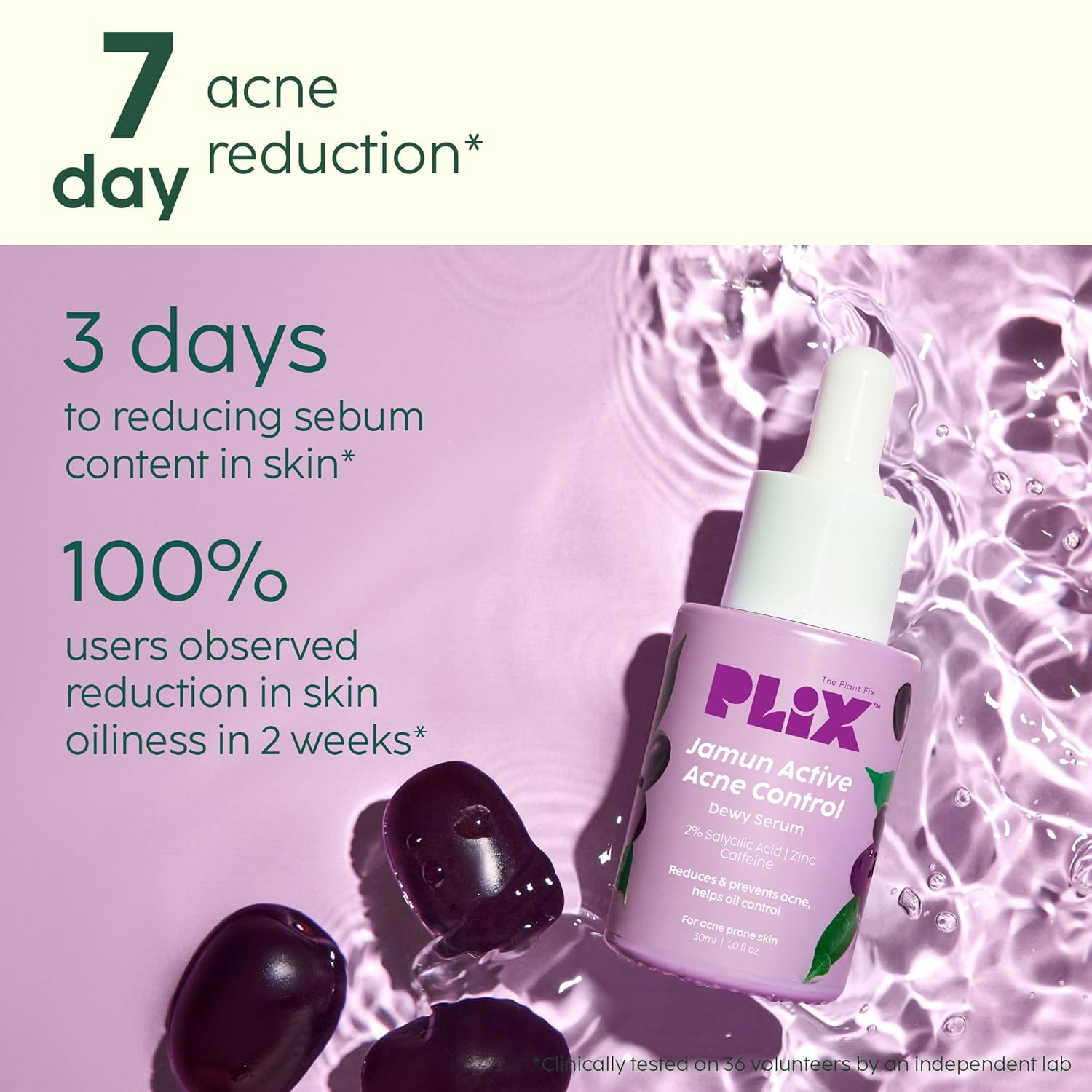 Plant Fix Plix 2% Salicylic Acid Jamun Serum
