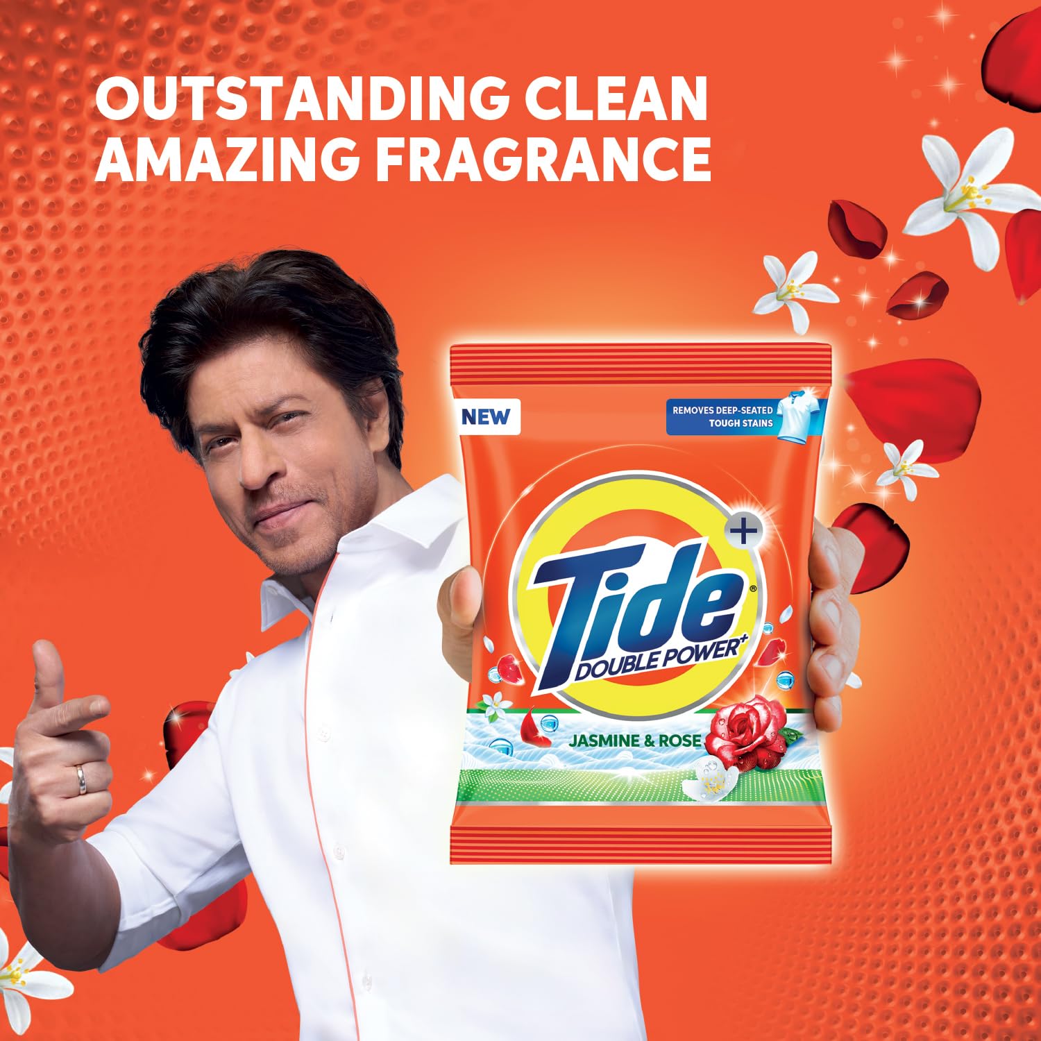 Tide Plus Double Power Detergent Powder 1.5kg Jasmine Rose