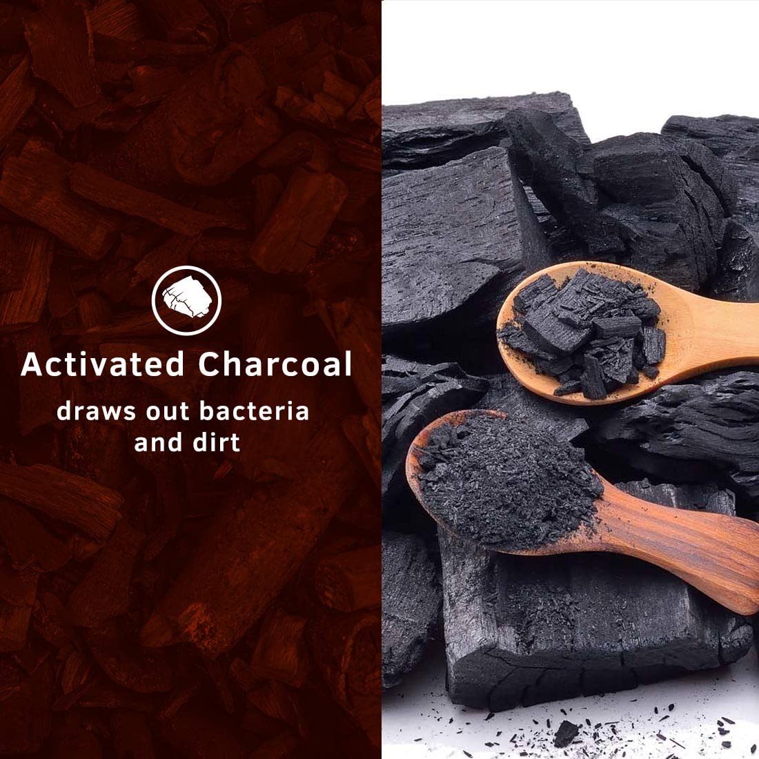 Ustraa Activated Charcoal Men's Deo Soap 8 Pack Rich Musk