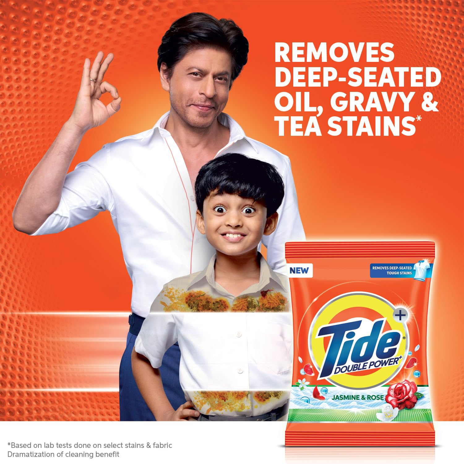 Tide Plus Double Power Detergent Powder 1.5kg Jasmine Rose