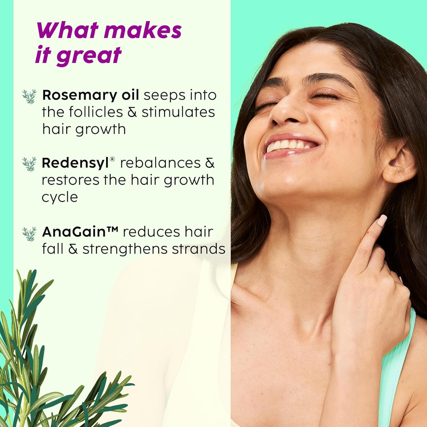 Hair Growth Serum with Rosemary & Redensyl