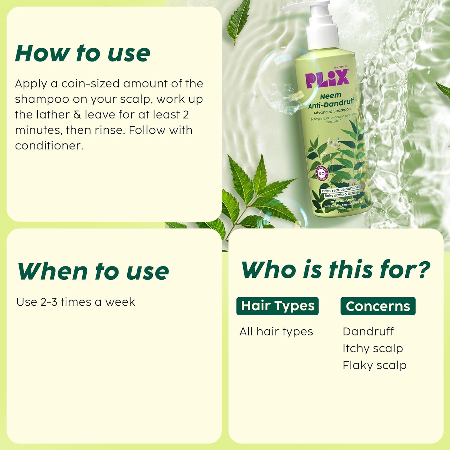 Neem Anti-Dandruff Advanced Shampoo