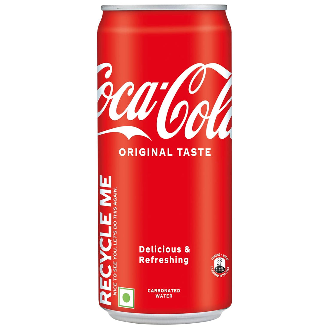 Coca-Cola Original 300ml Refreshing Cola Soft Drink Can