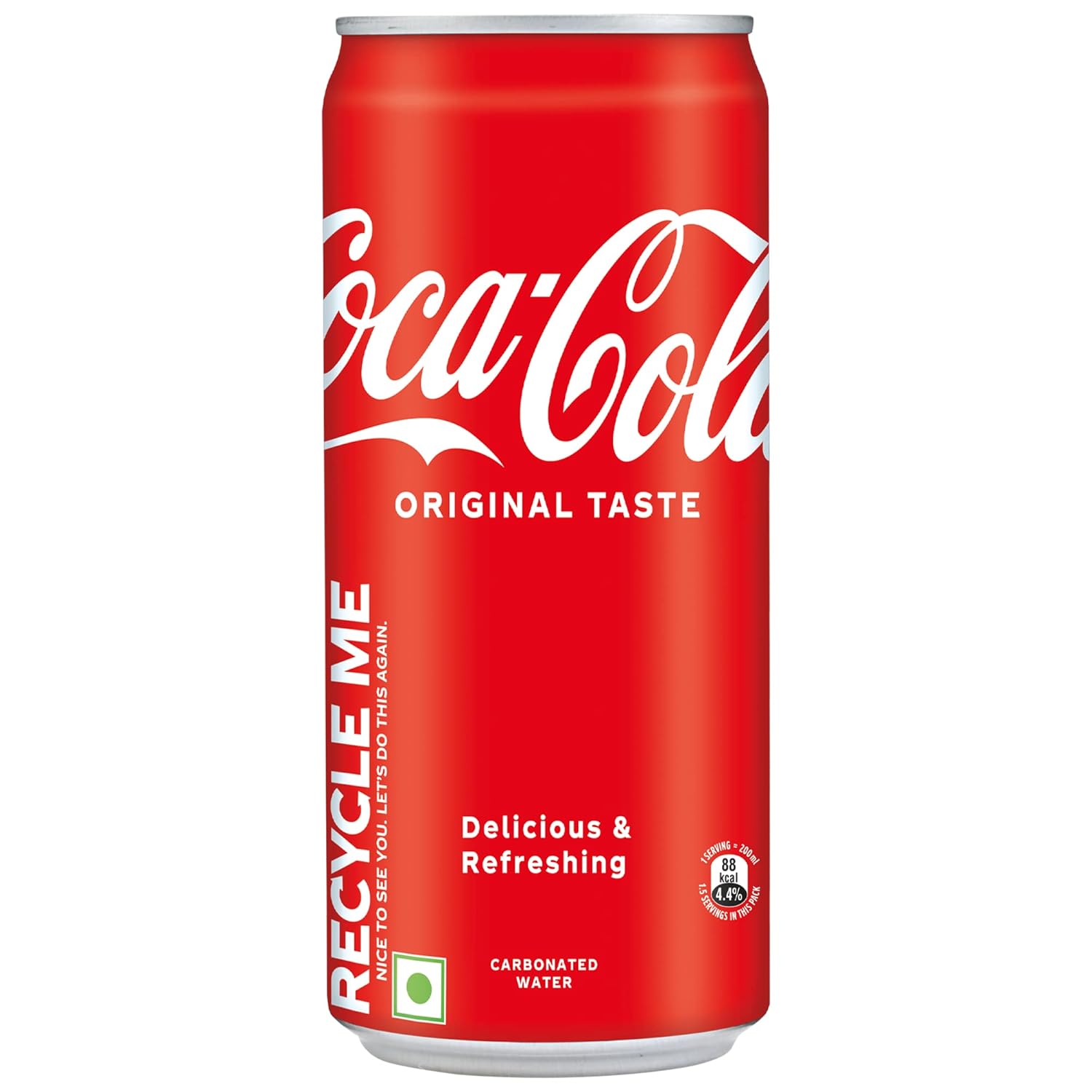 Coca-Cola Original 300ml Refreshing Cola Soft Drink Can