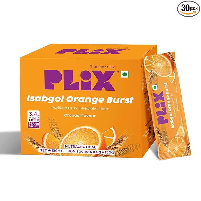 PLIX Isabgol Orange Burst Powder