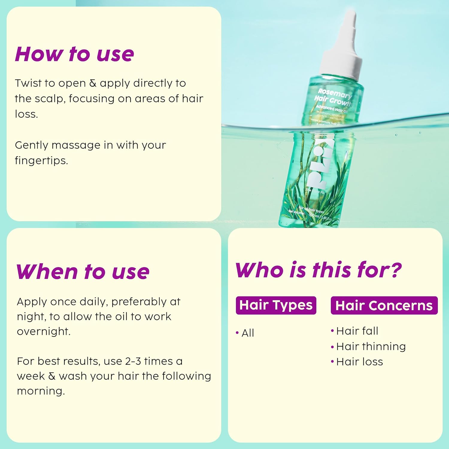 Rosemary Hair Growth Oil