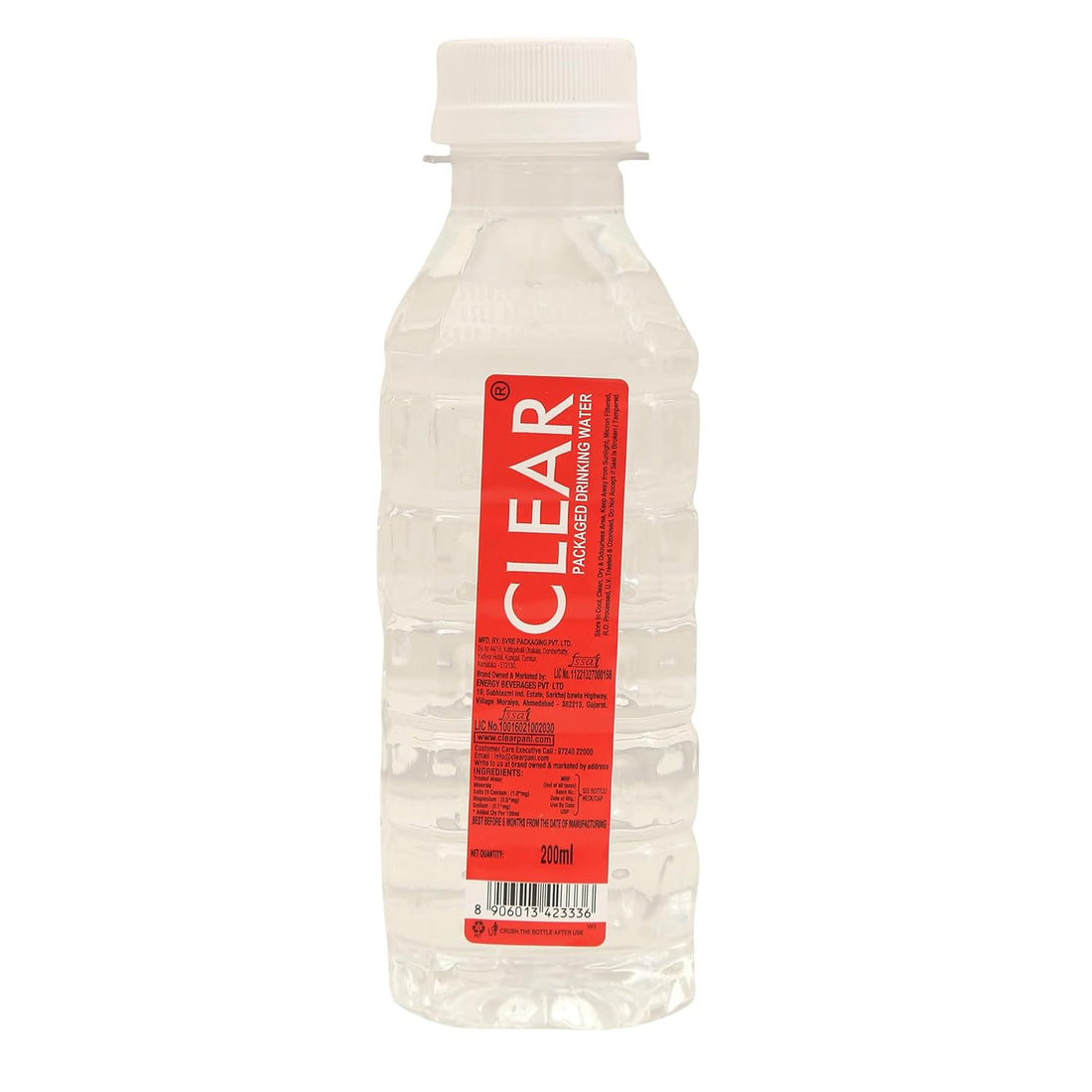 Clear Premium Mineral Water 200ml PET Bottle – Fresh More