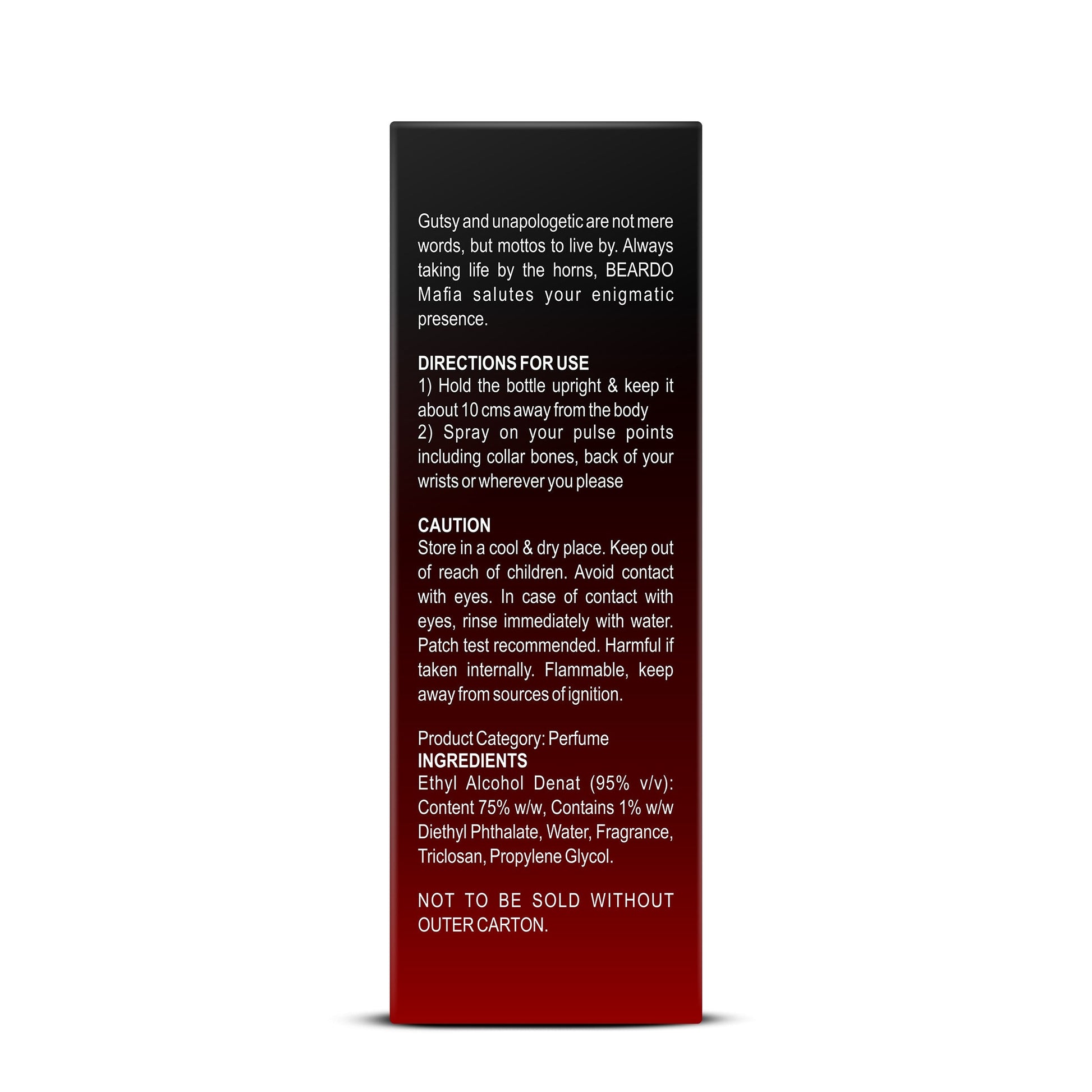 Beardo Whiskey Smoke Bourbon & Mafia EDP 50ml
