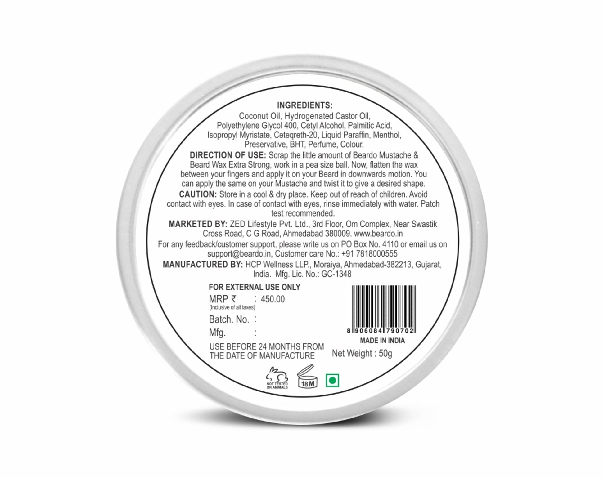Beardo Beard & Mustache Wax