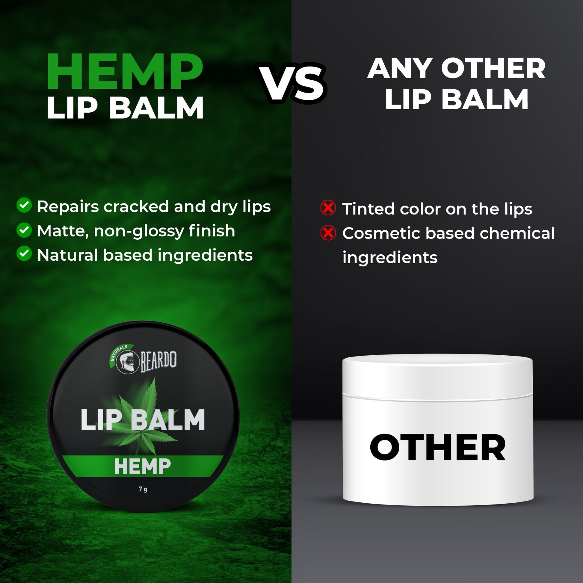 Beardo Hemp Lip Balm