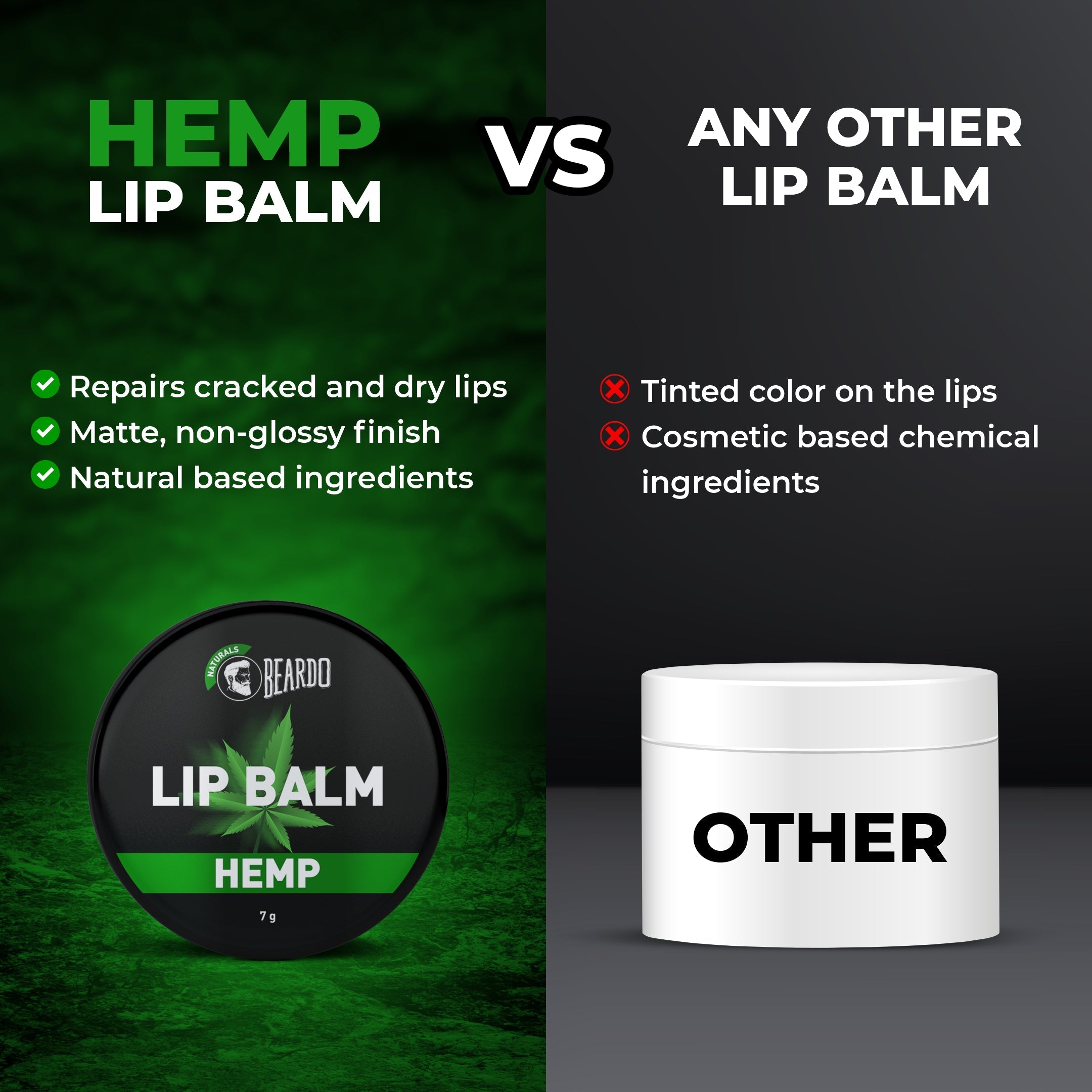 Beardo Hemp Lip Balm