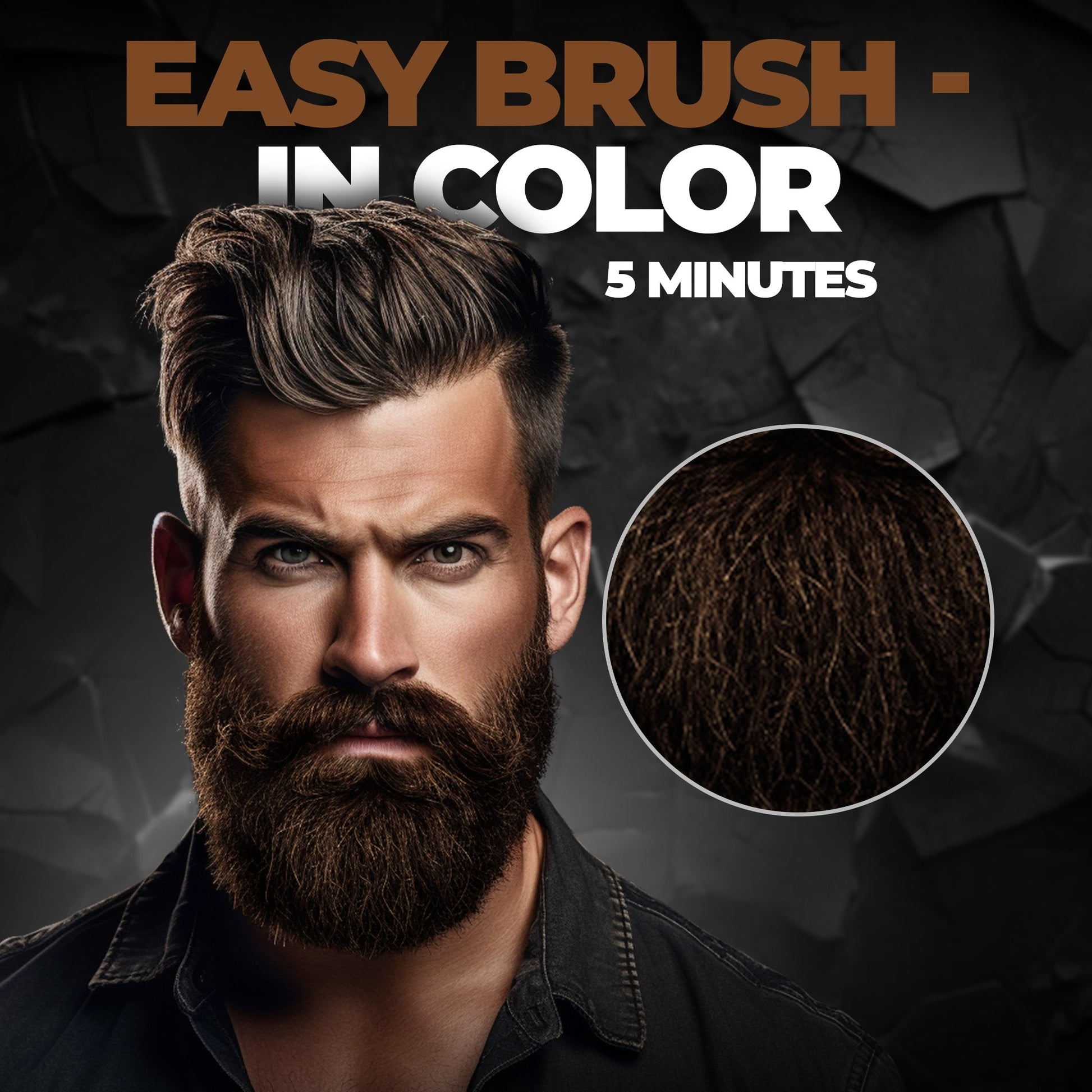 Beardo Dark Brown Beard Colour