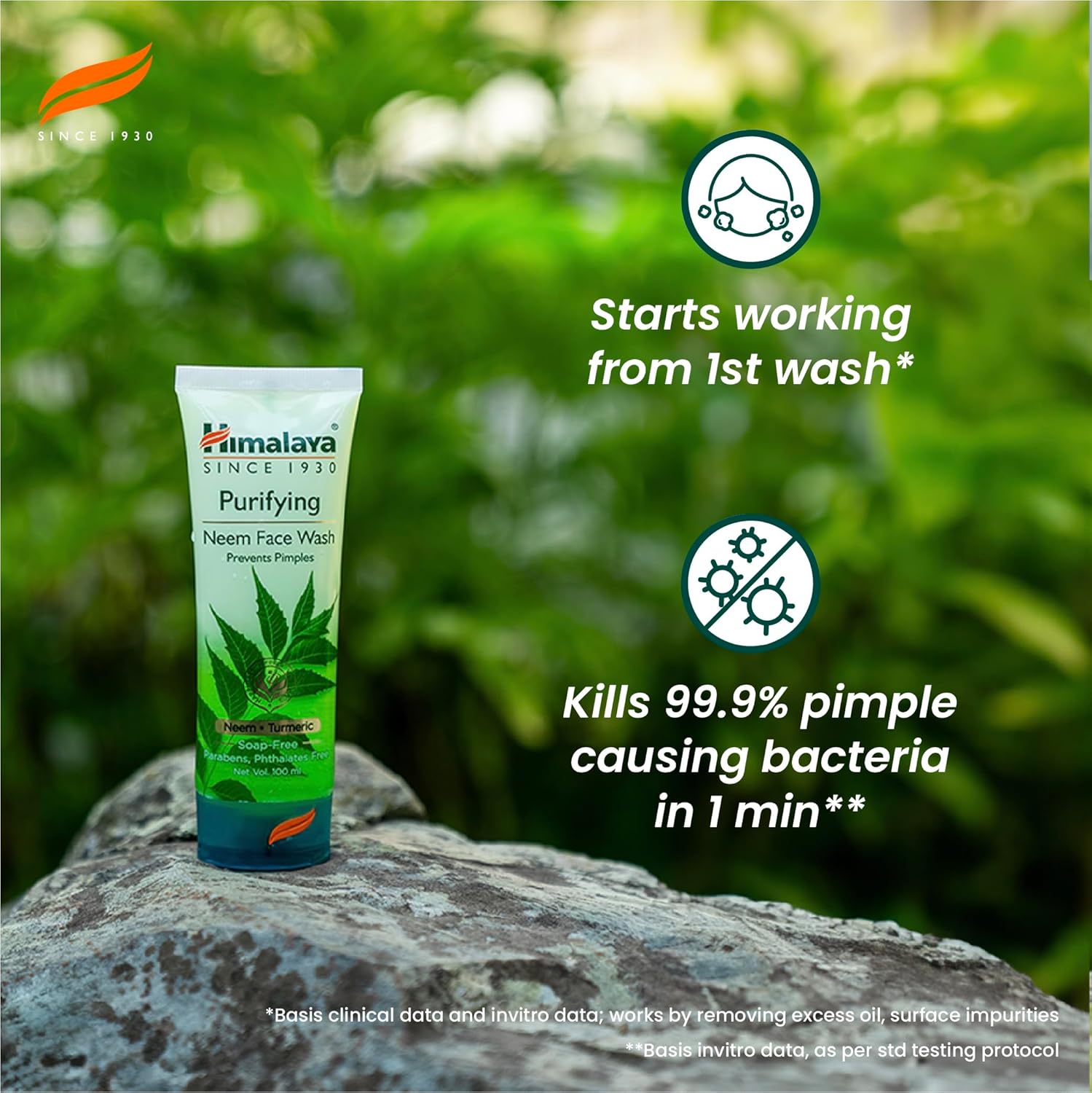 Himalaya Purifying Neem Face Wash 50ml Acne Control Gel