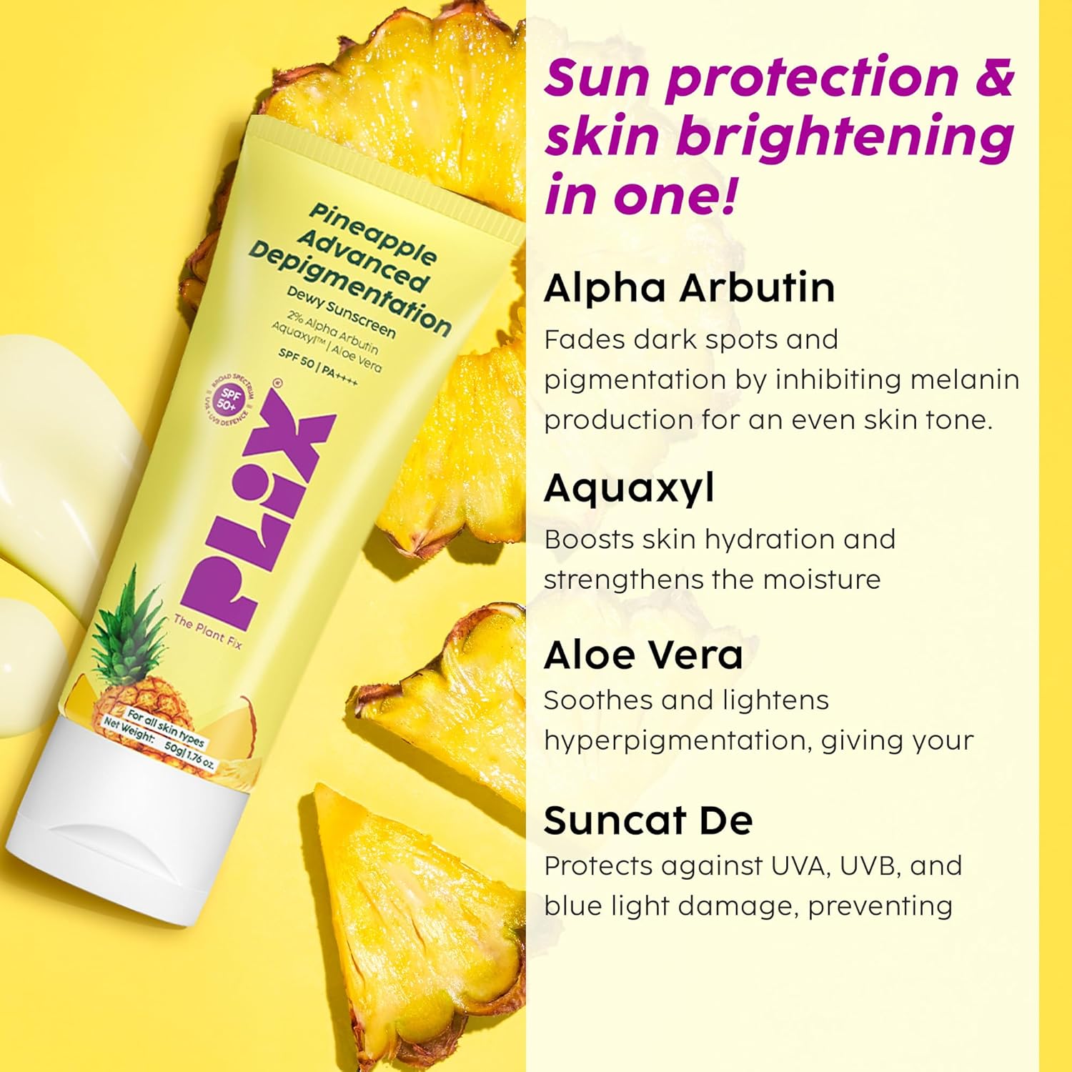 Pineapple Sunscreen SPF 50
