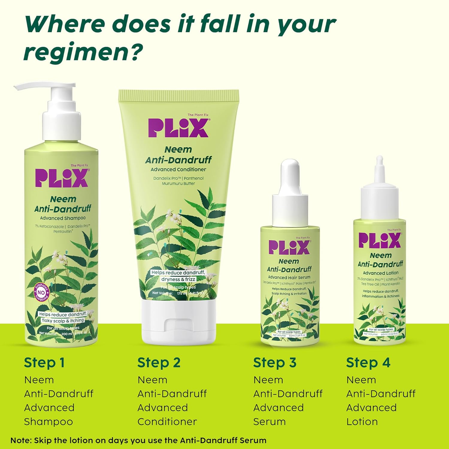 PLIX Neem Anti-Dandruff Serum 50ml