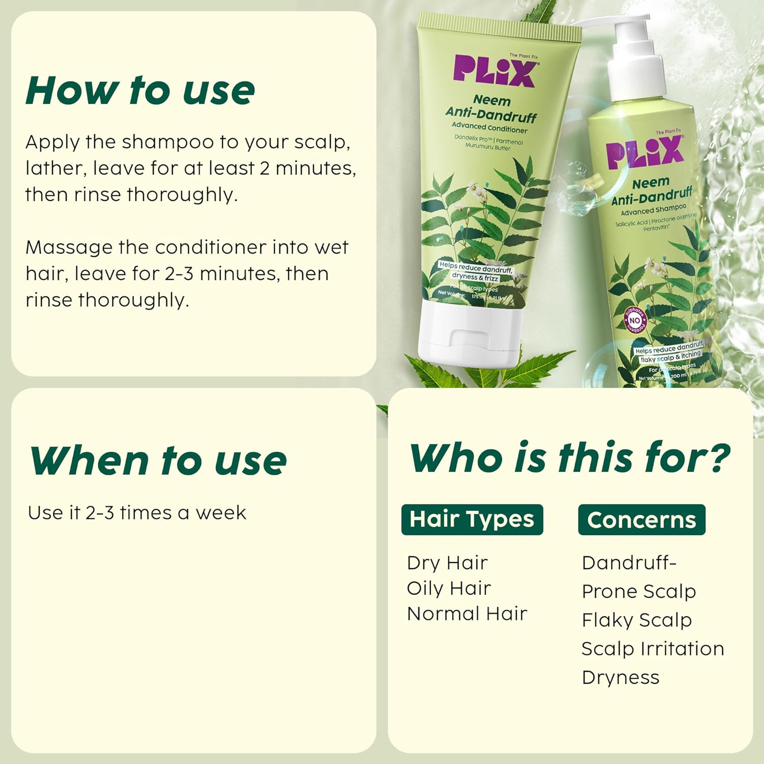 PLIX Anti Dandruff Advanced Kit