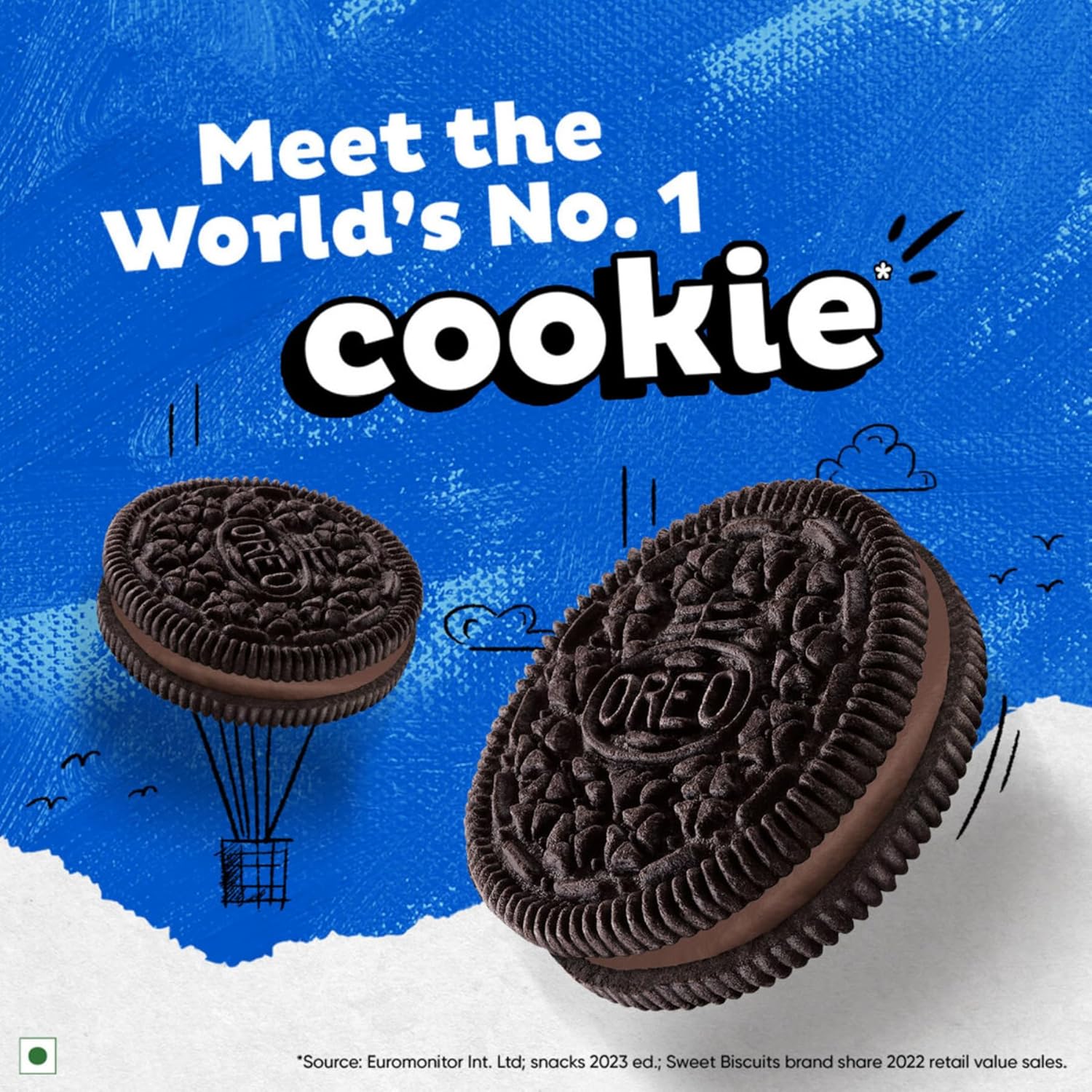 Cadbury Oreo Chocolate Crème Sandwich Biscuit – Rich Double‑Layer Treat