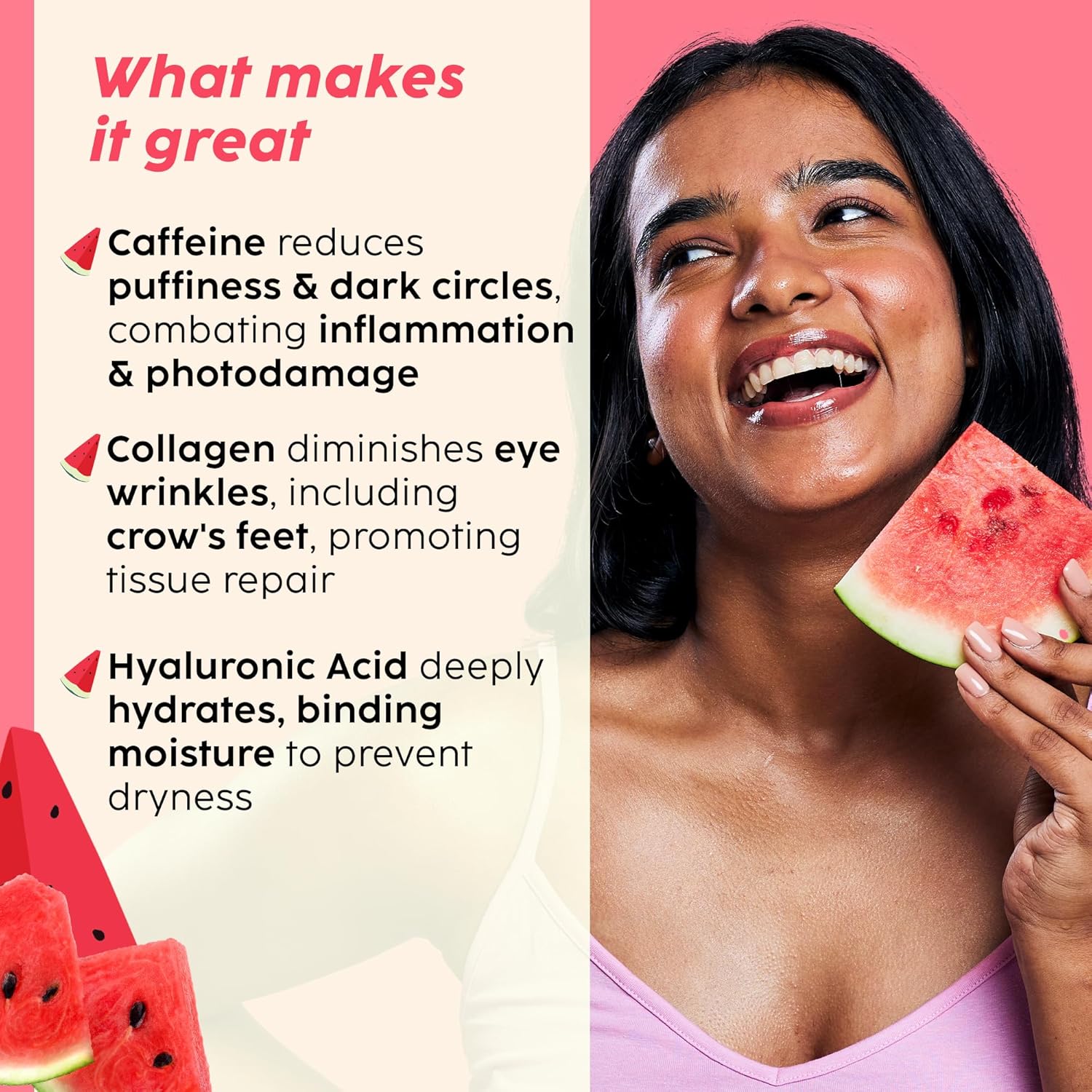 Watermelon Hydrogel Eye Patches
