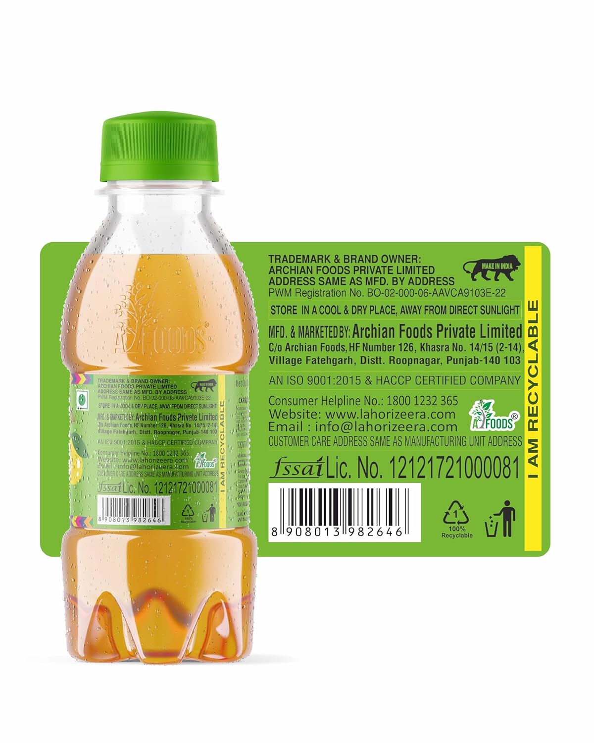 LAHORI Zeera Desi Hi Changa Purified Lemon Drink 24 Pack