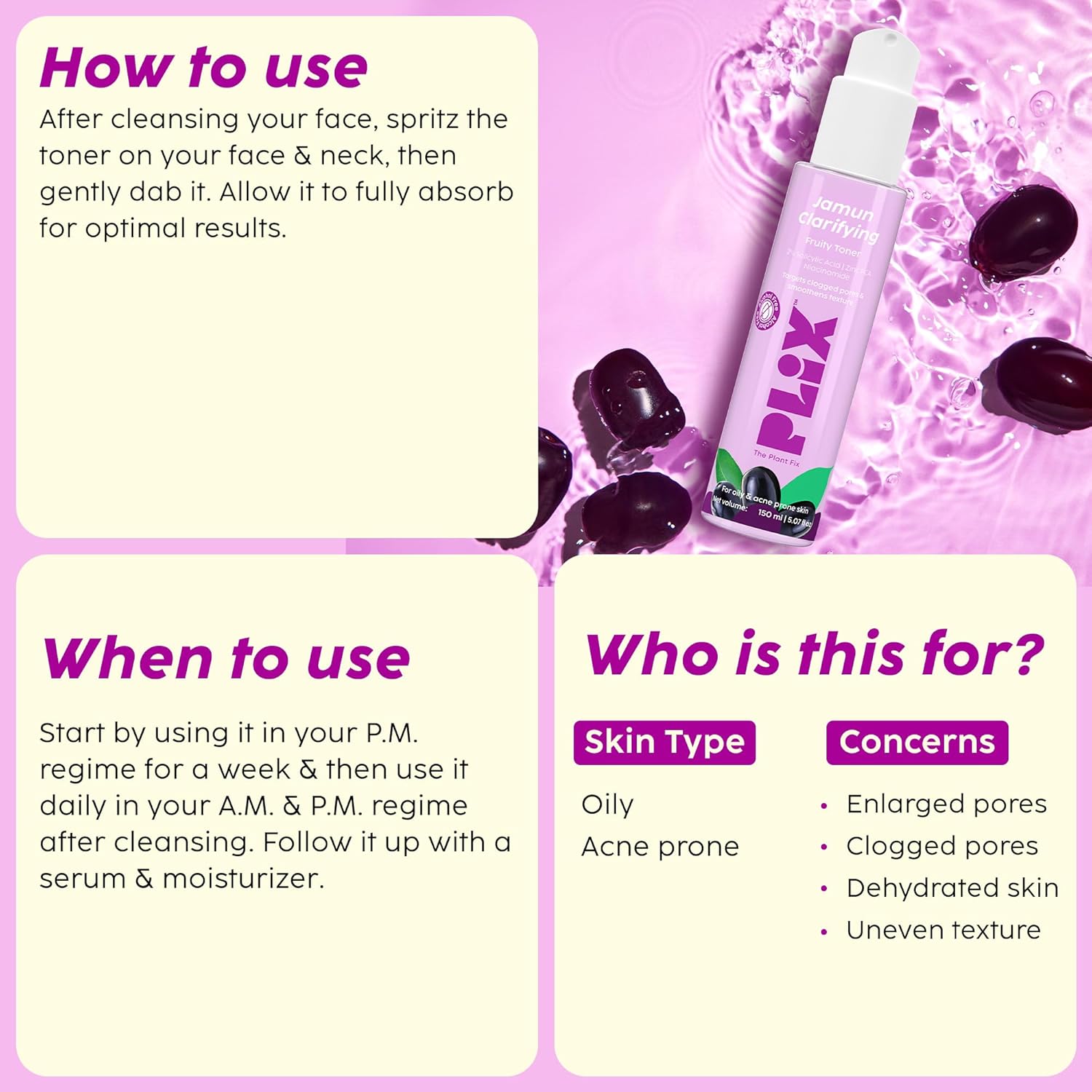PLIX Active Regime with Toner & Salicylic Acid
