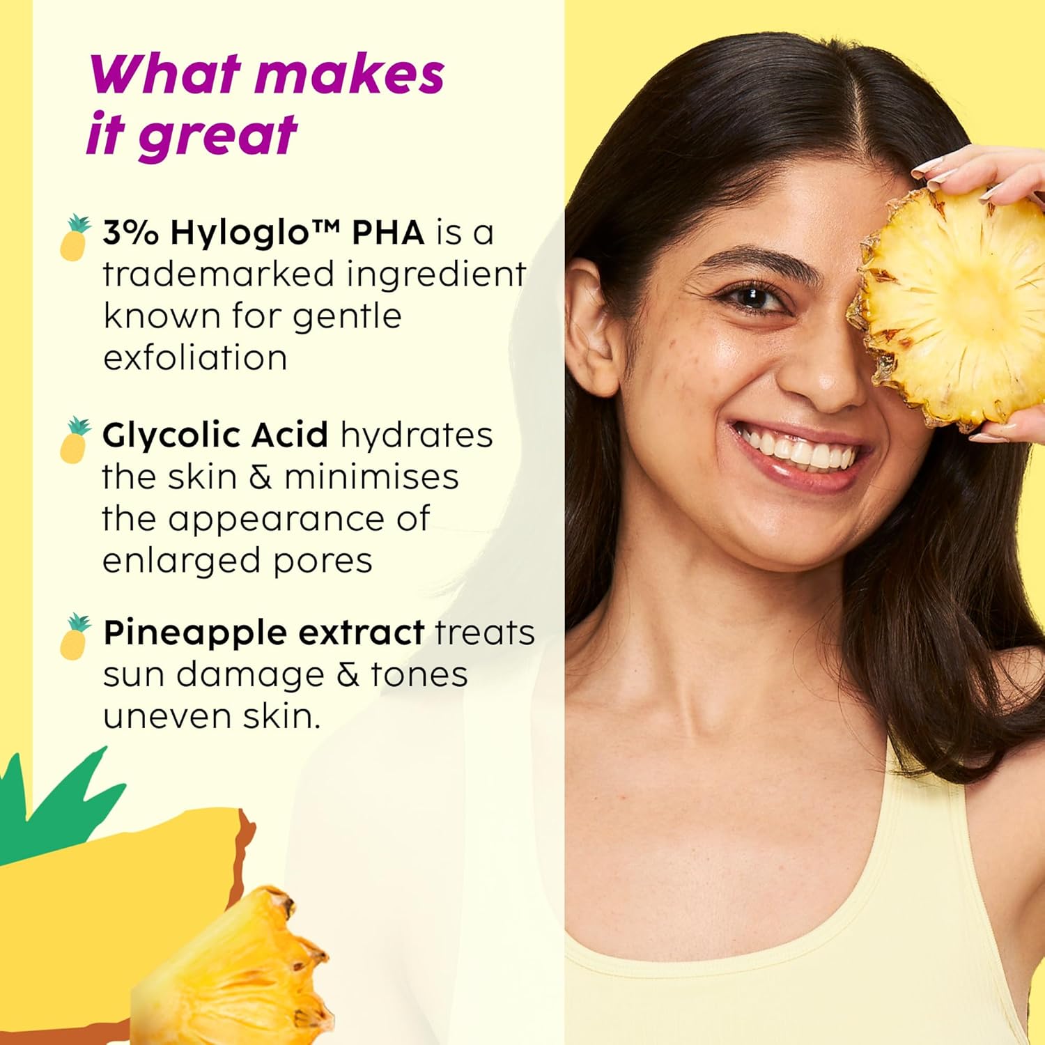 PLIX Pineapple PHA 3% Alcohol Free Face Toner