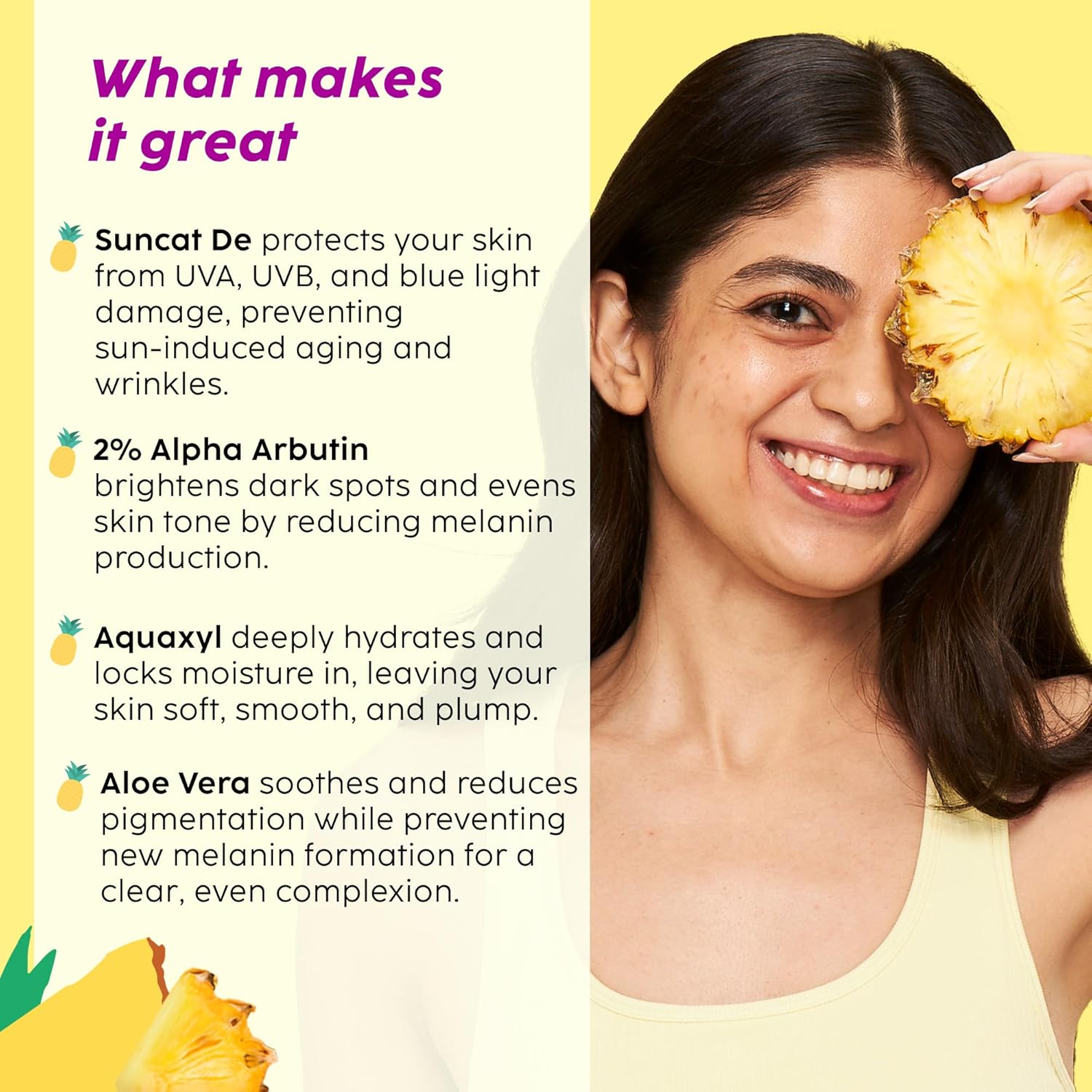 Pineapple Sunscreen SPF 50