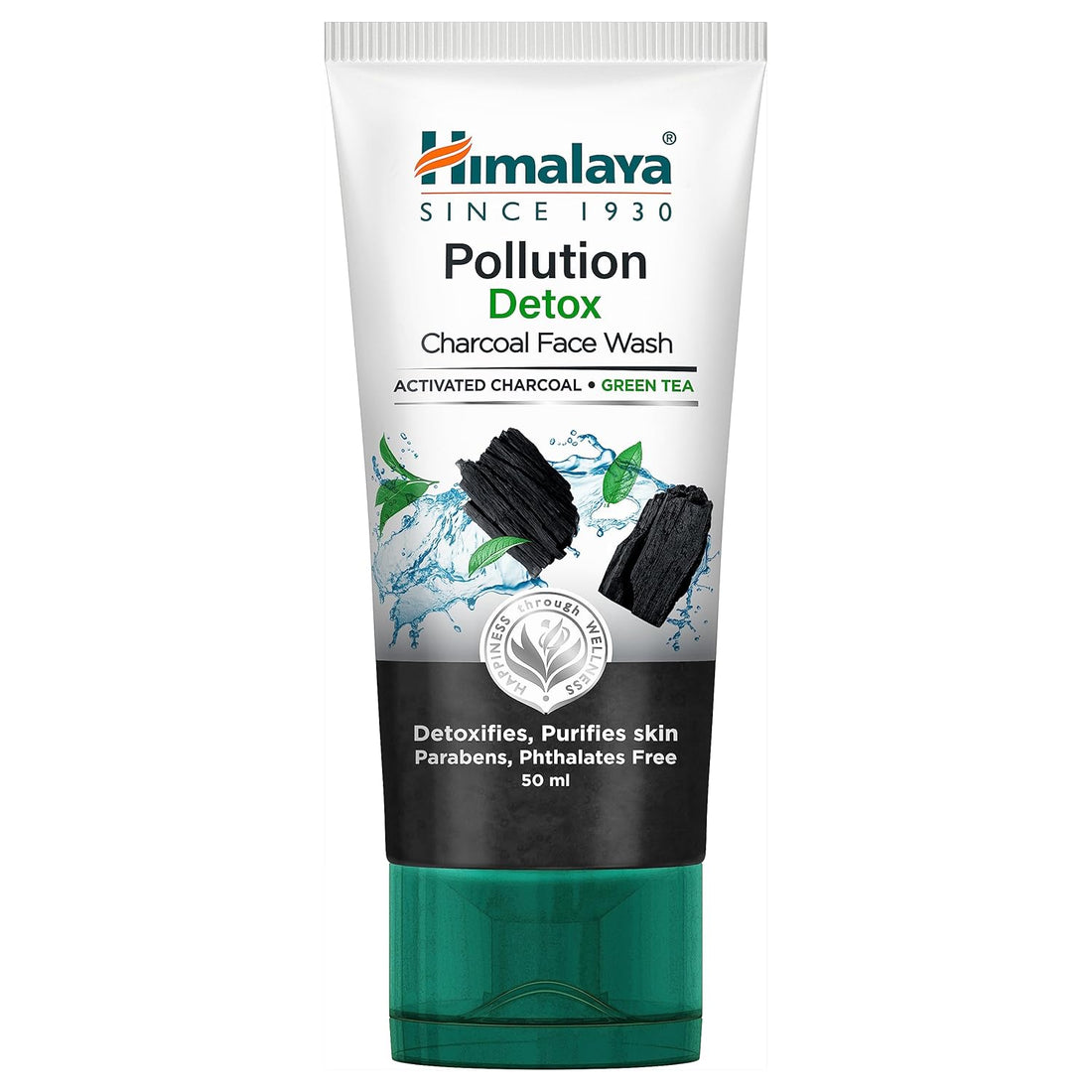 Himalaya Pollution Detox Charcoal Face Wash 50ml Green Tea