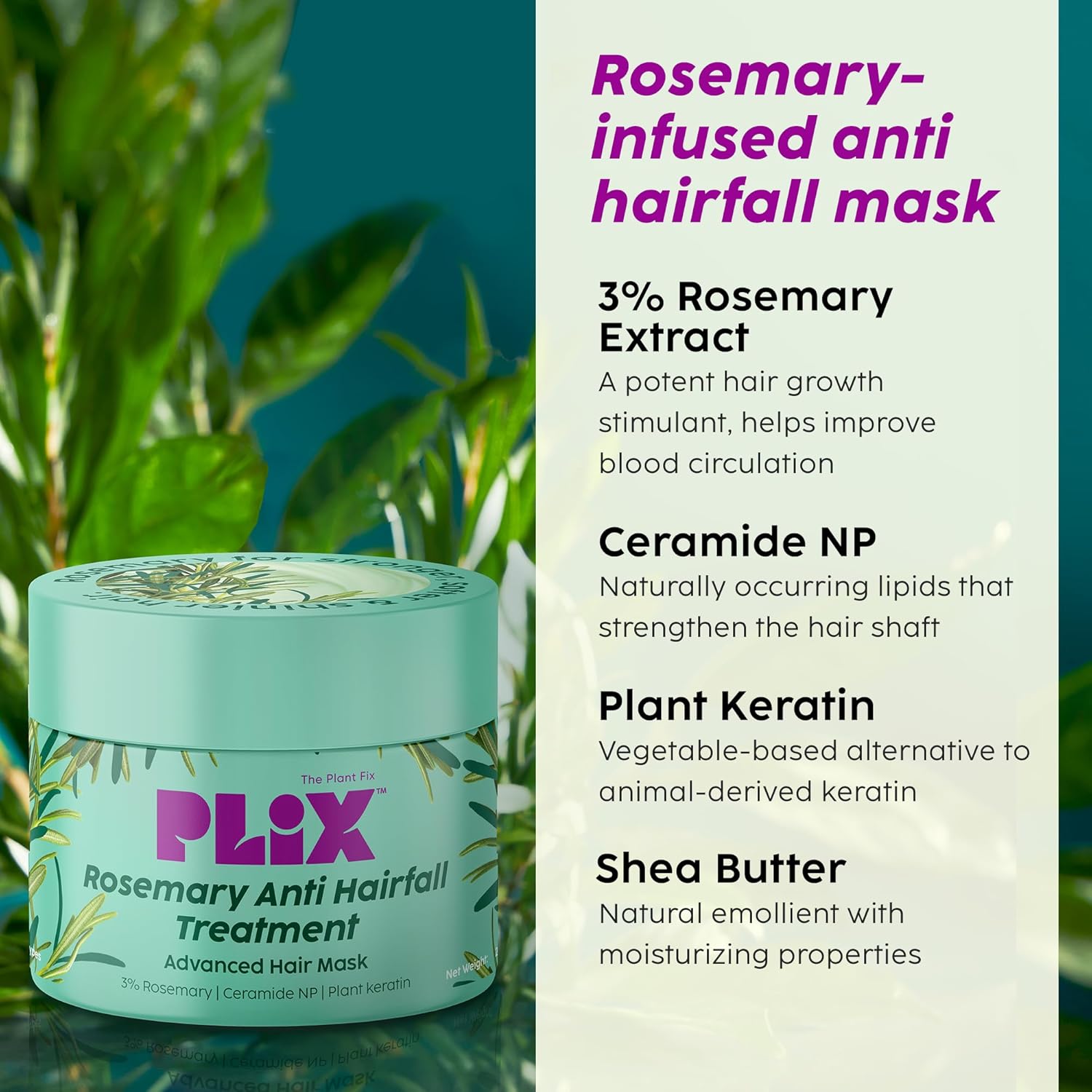 Rosemary Anti-Hair Fall Treatment Mask