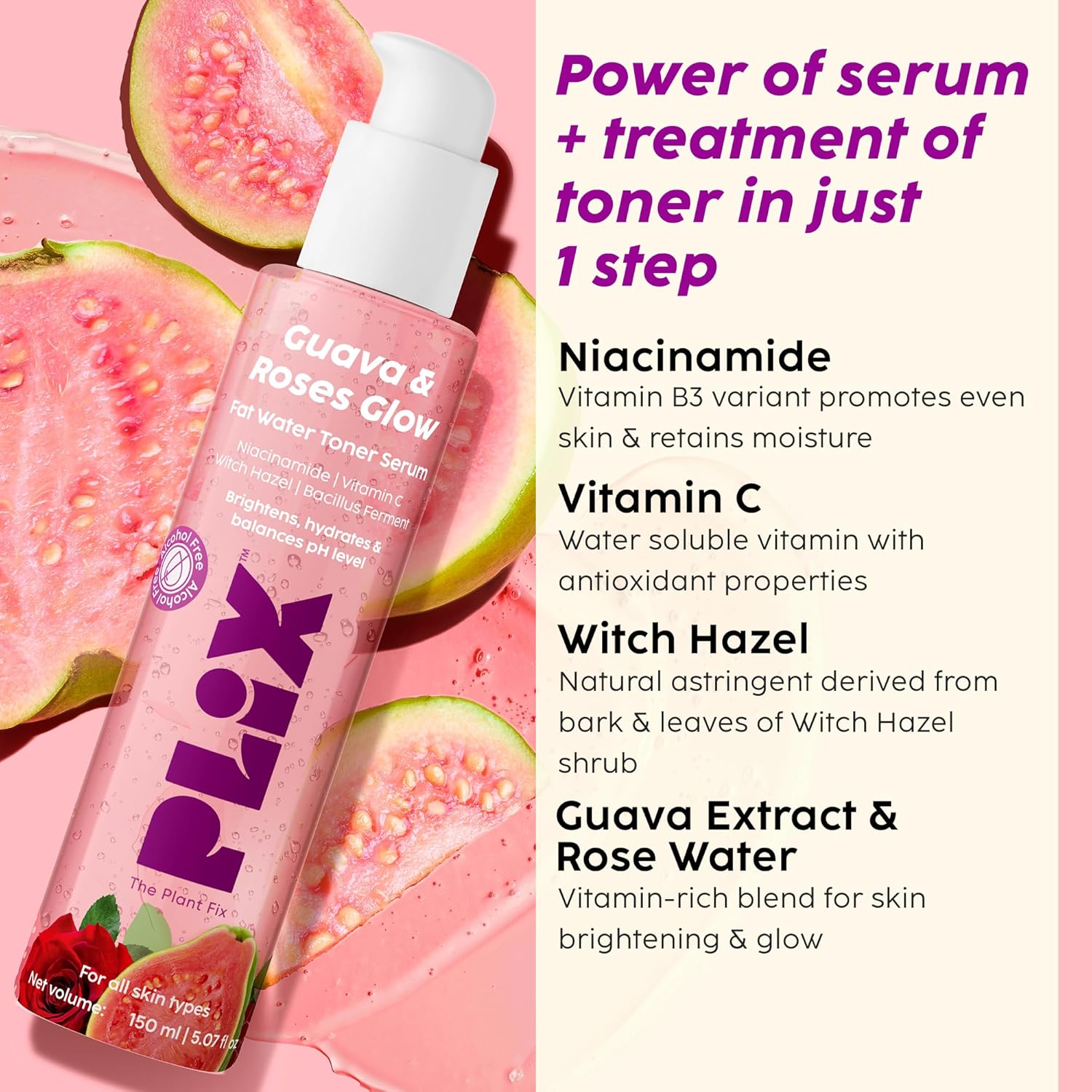 PLIX Guava Roses Toner Serum