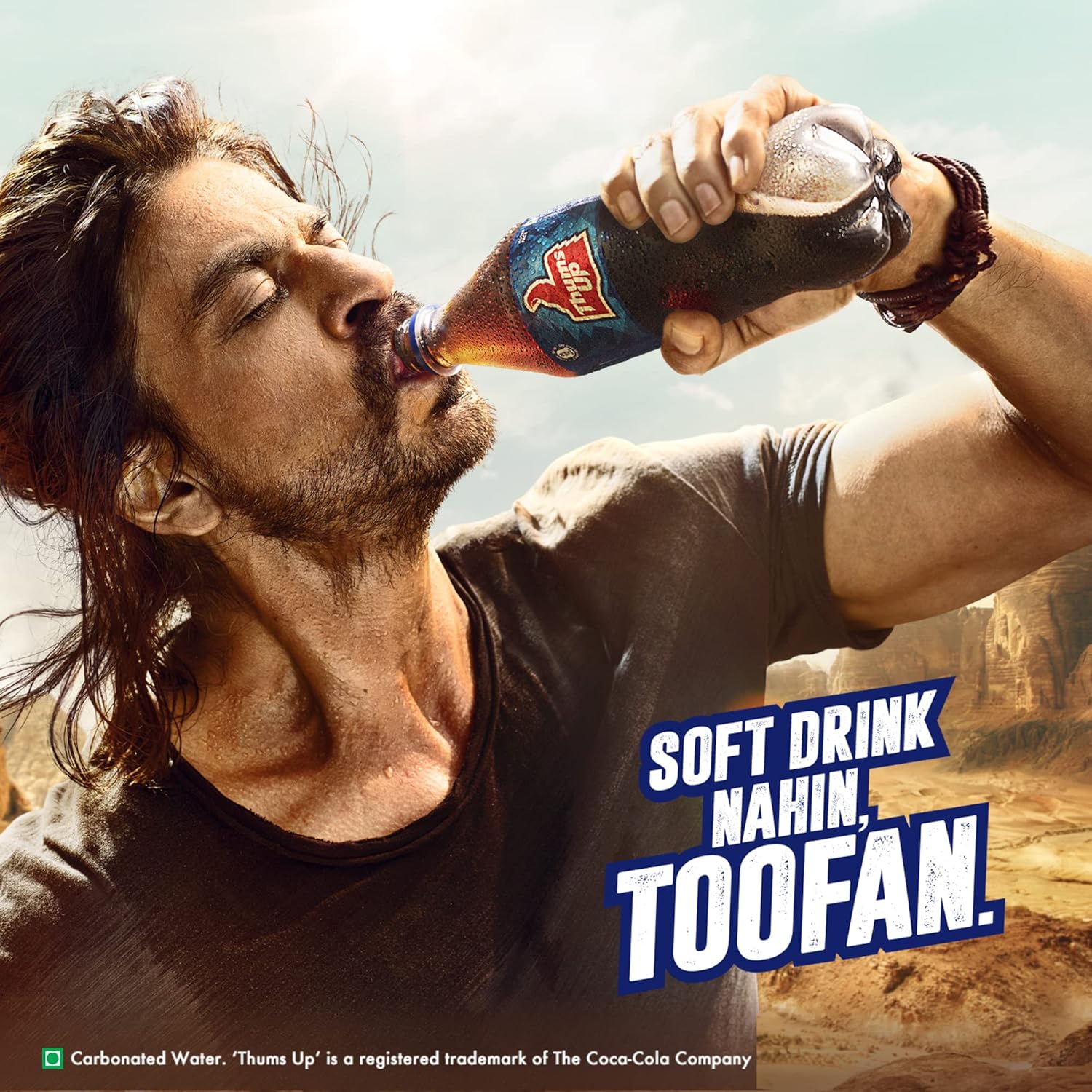 Thums Up Cola 750ml PET Bottle Strong Spicy Soft Drink