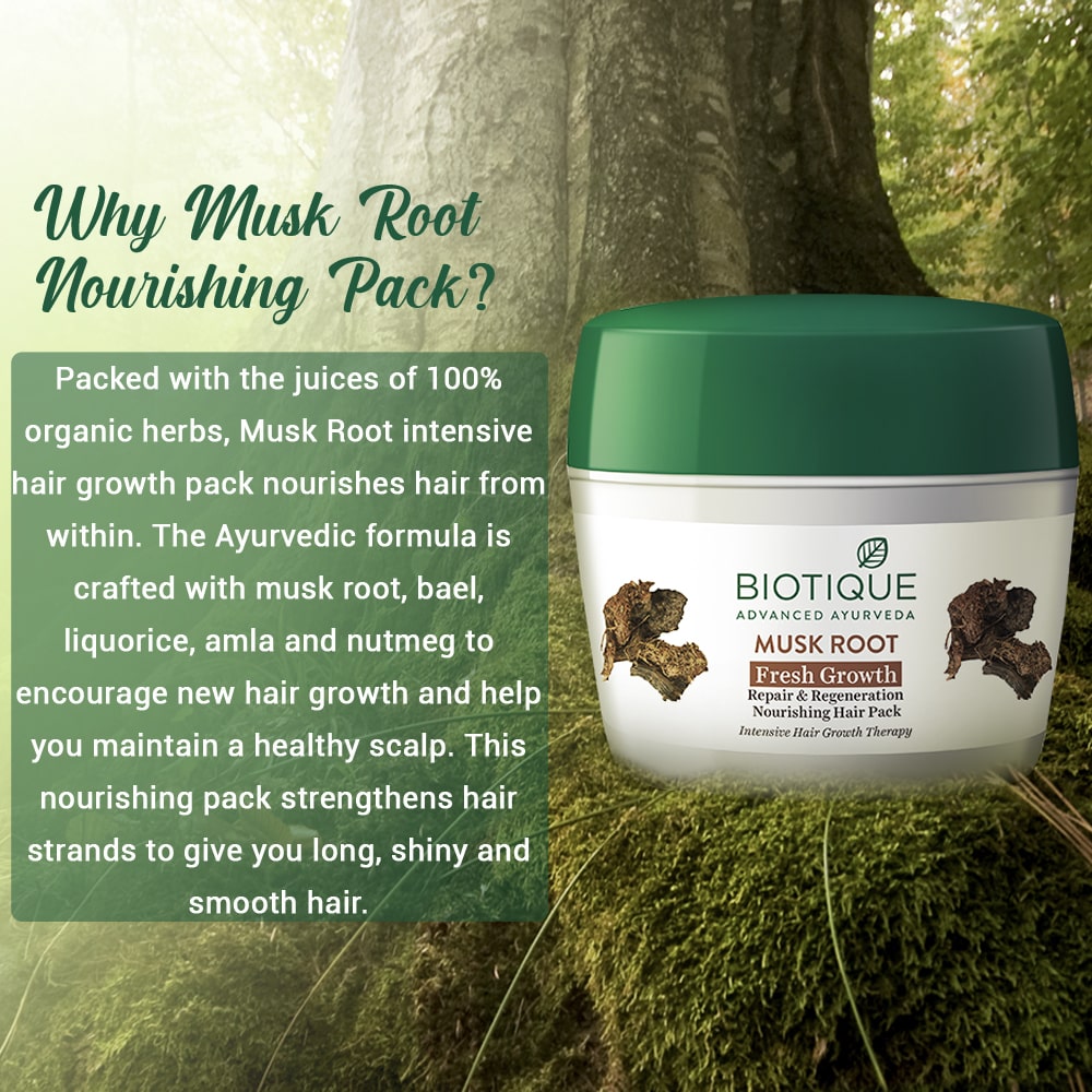 Biotique Musk Root Hair Pack