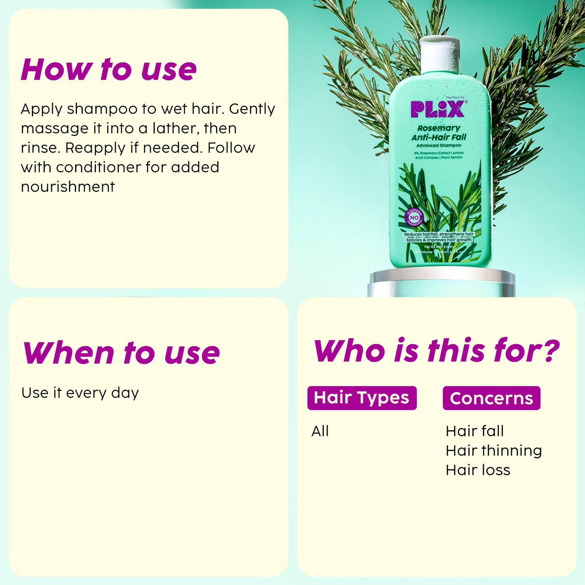 Rosemary Male Hair Care Regime