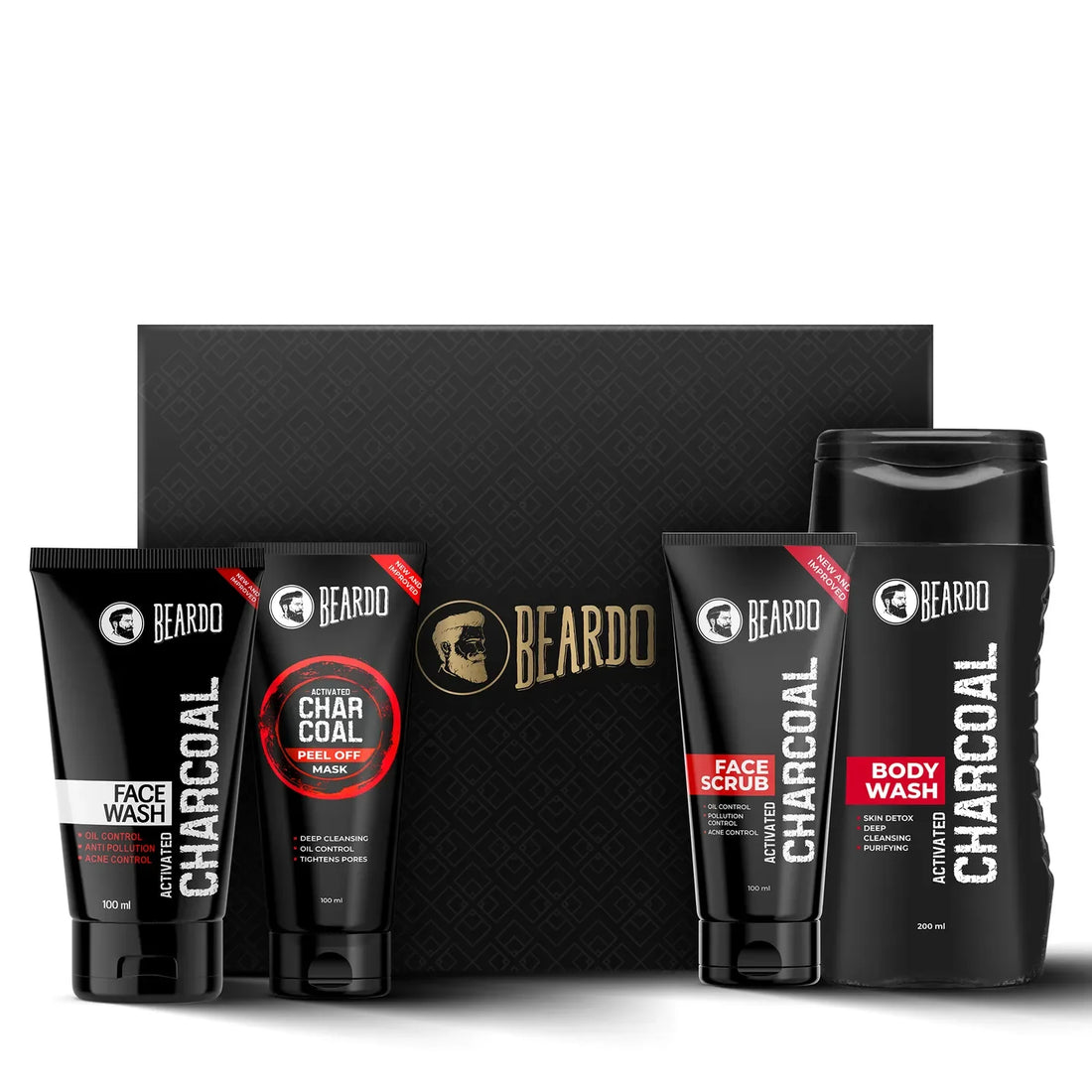 Beardo Charcoal Combo