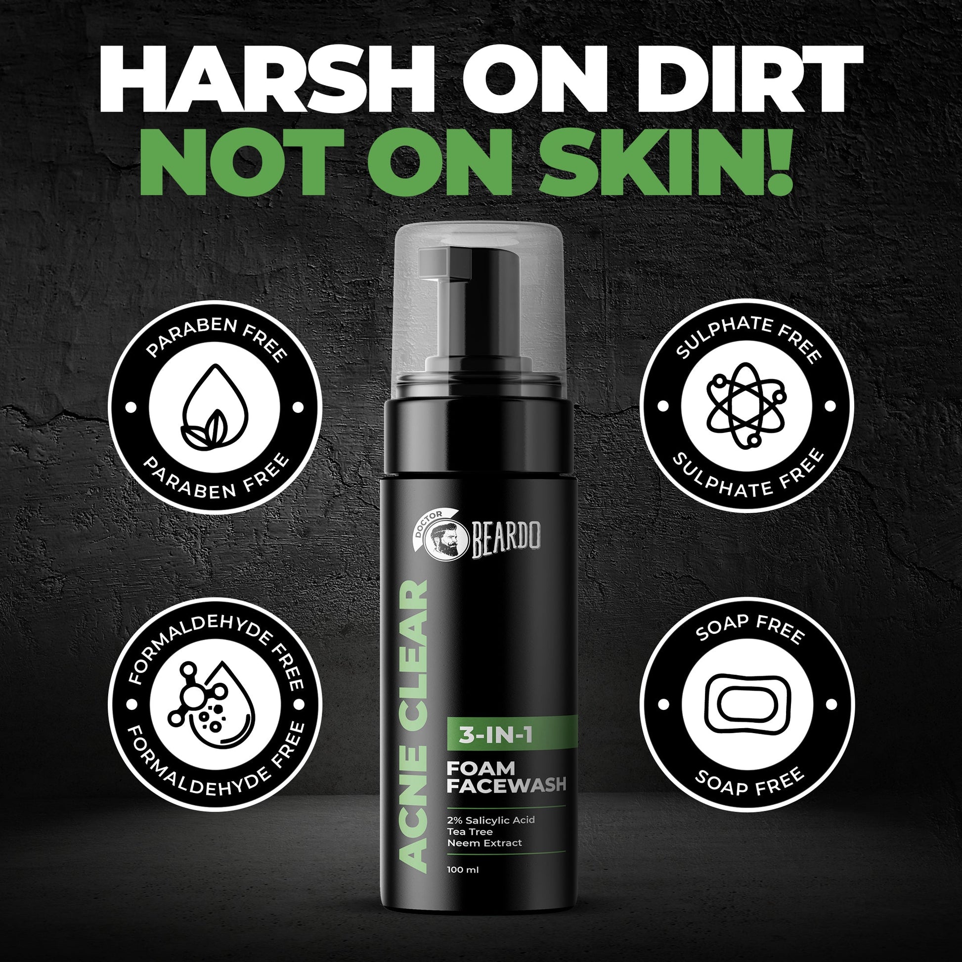 Beardo Acne Clear Face Wash