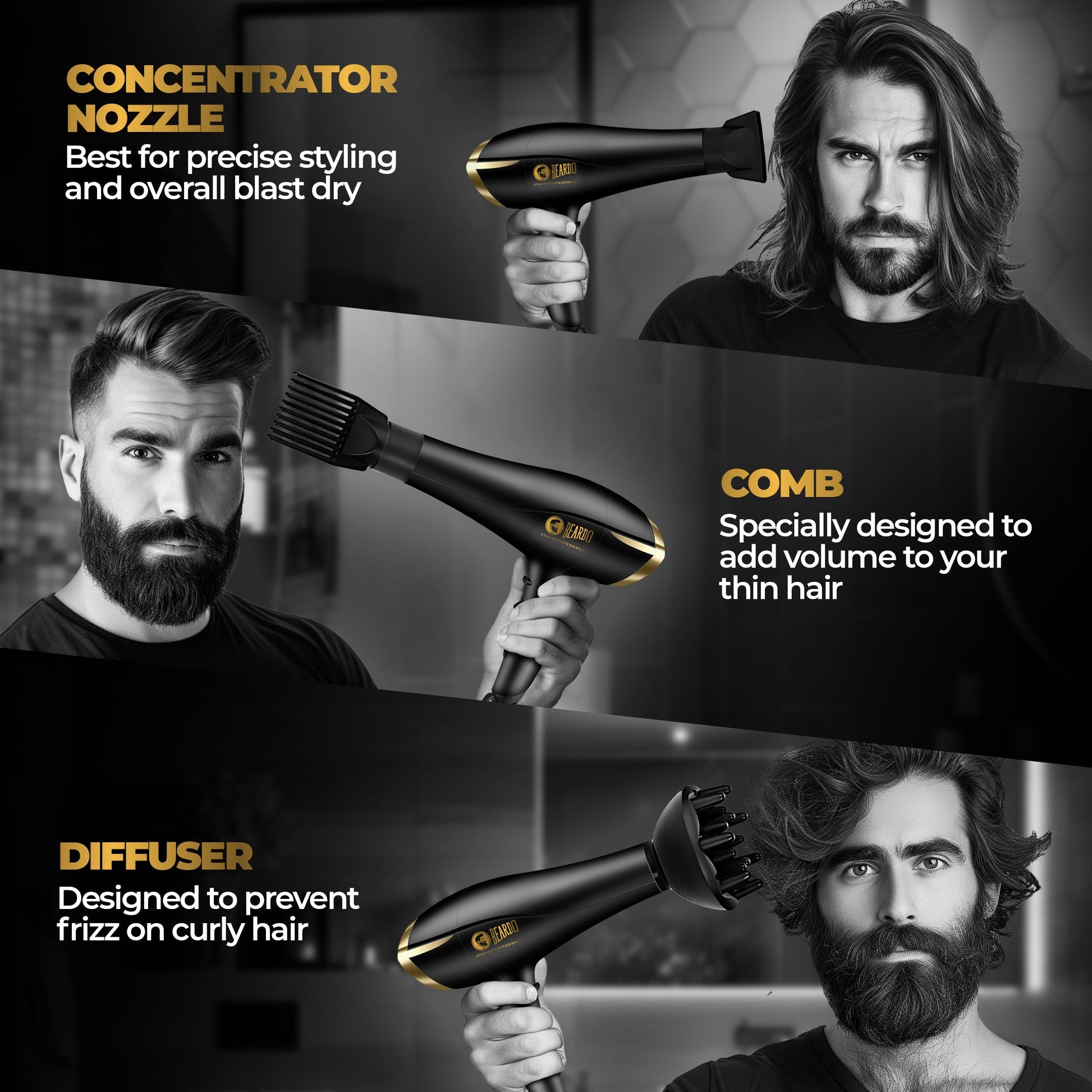 Beardo Studio Tornado Hair Dryer