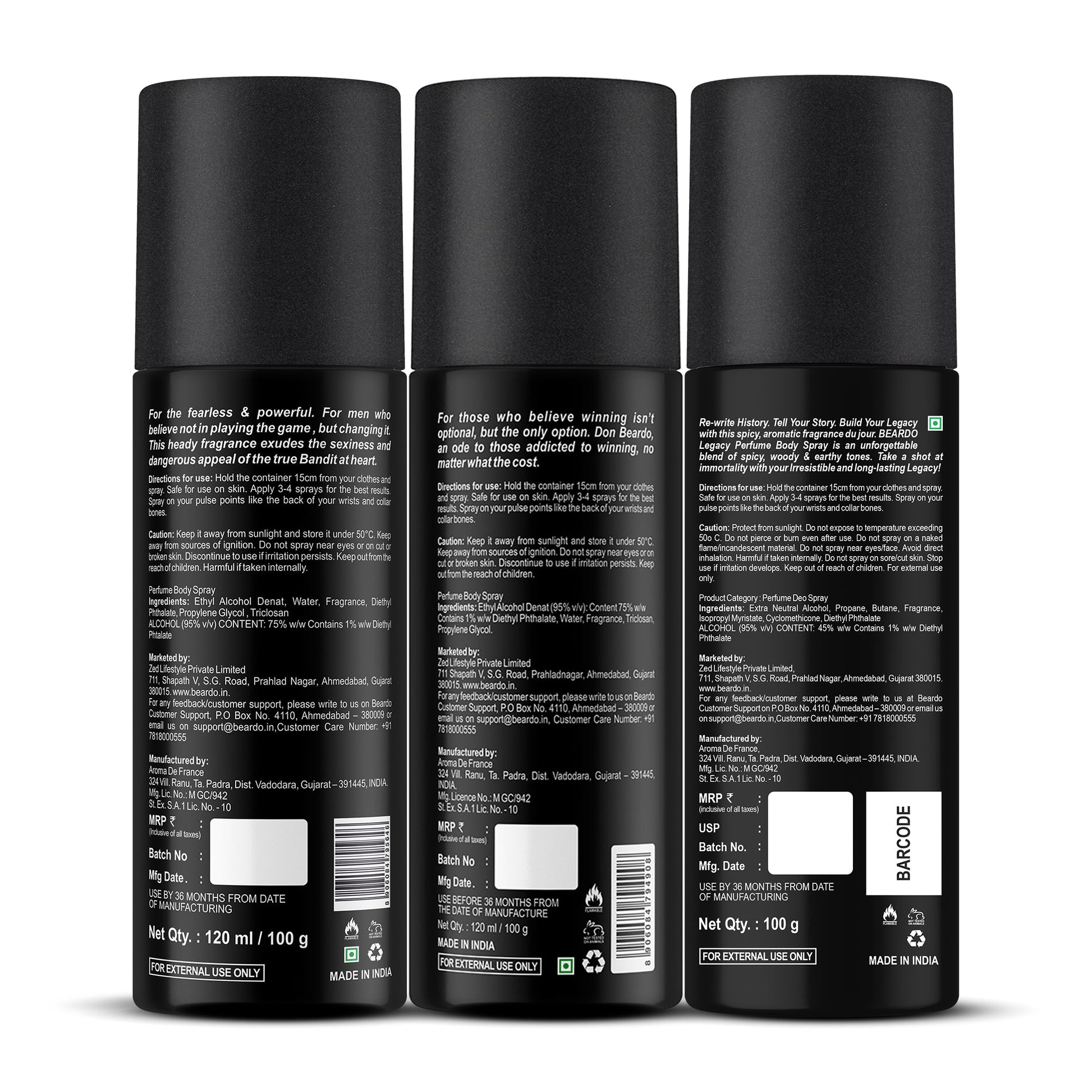 Beardo Iconic Body Spray Set
