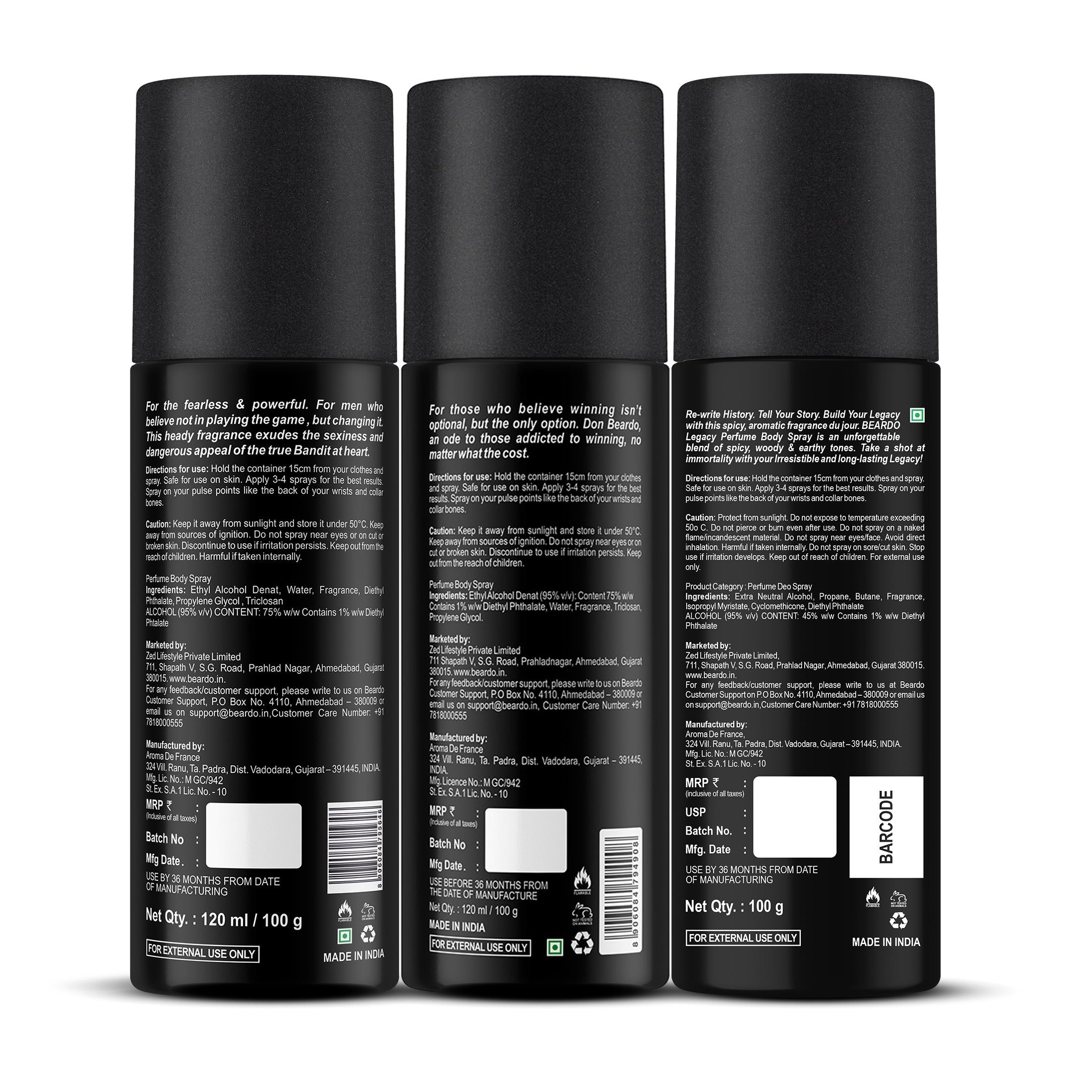 Beardo Iconic Body Spray Set