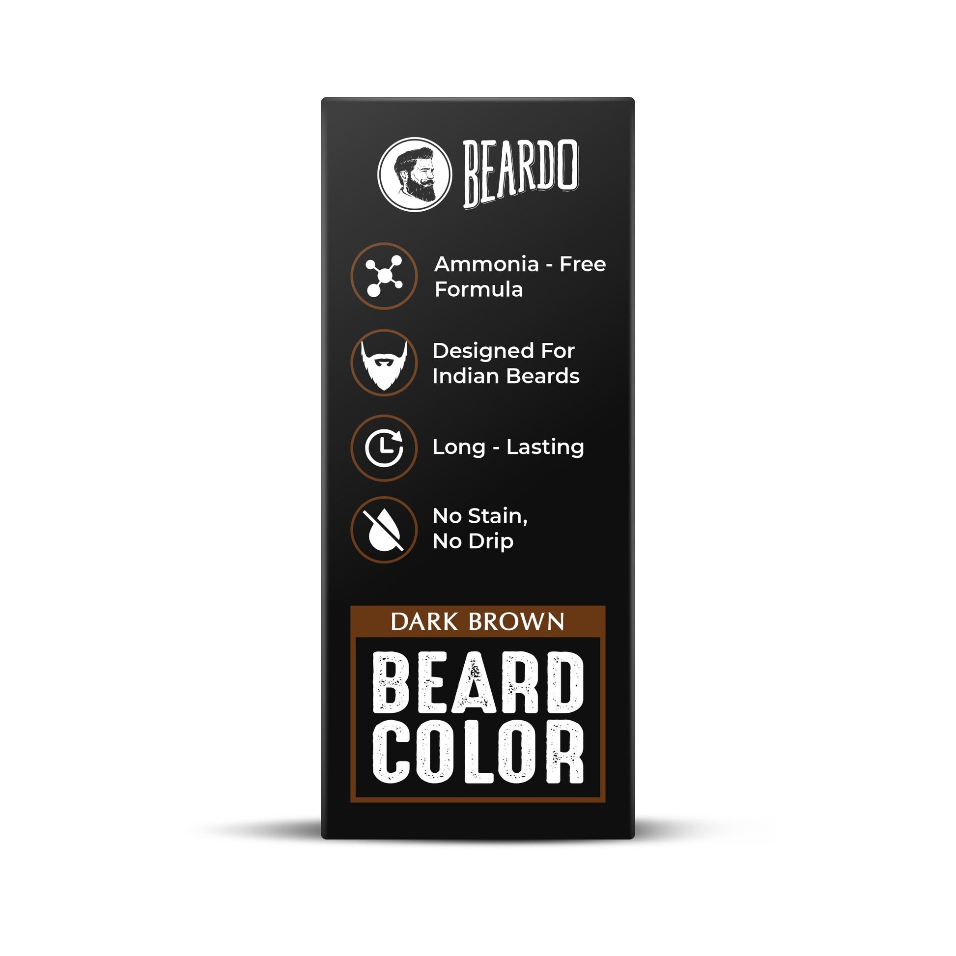 Beardo Dark Brown Beard Colour